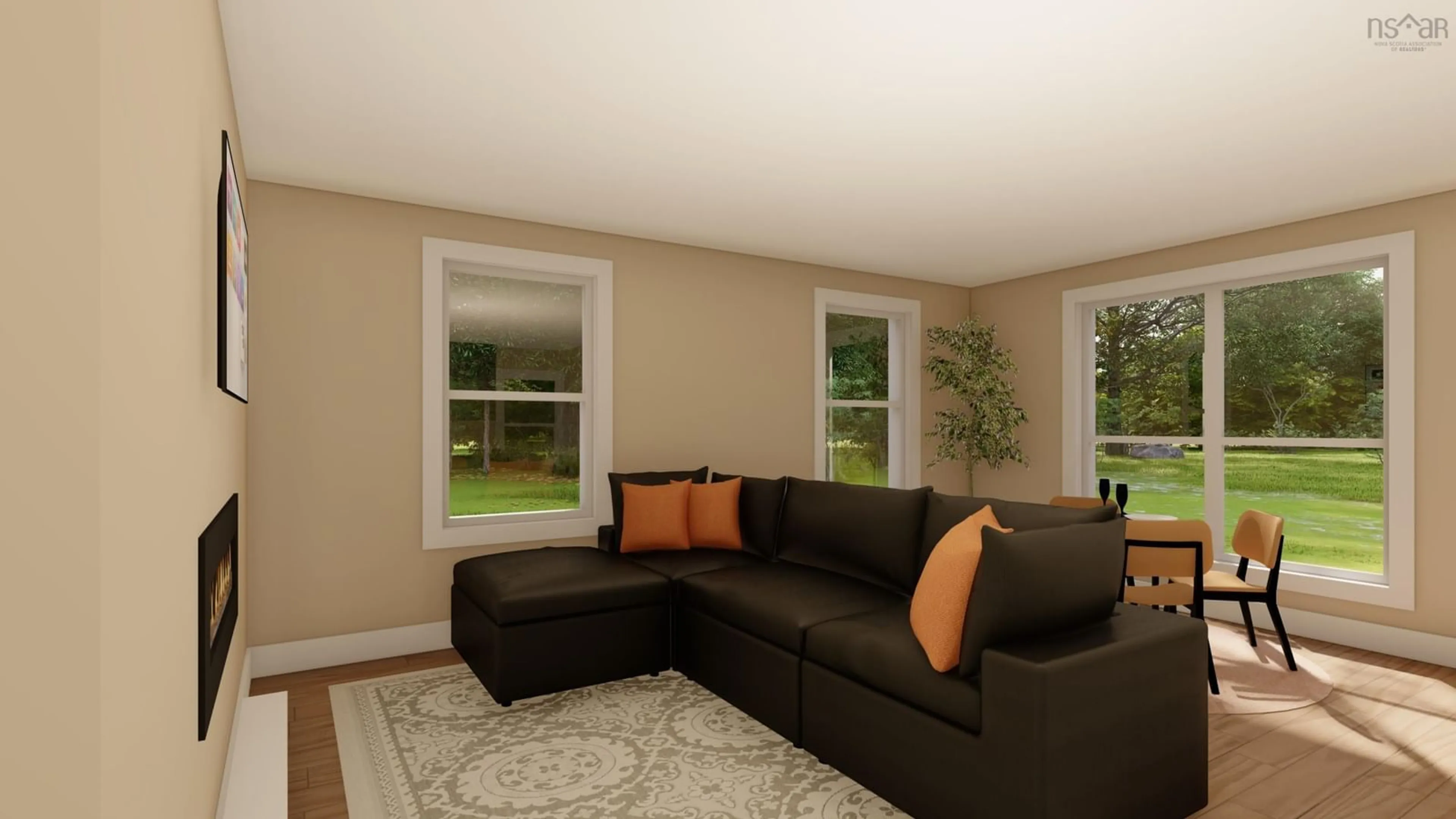 Living room, carpet floors for Michaela Street #Lot 8, Pictou Nova Scotia B0K 1H0