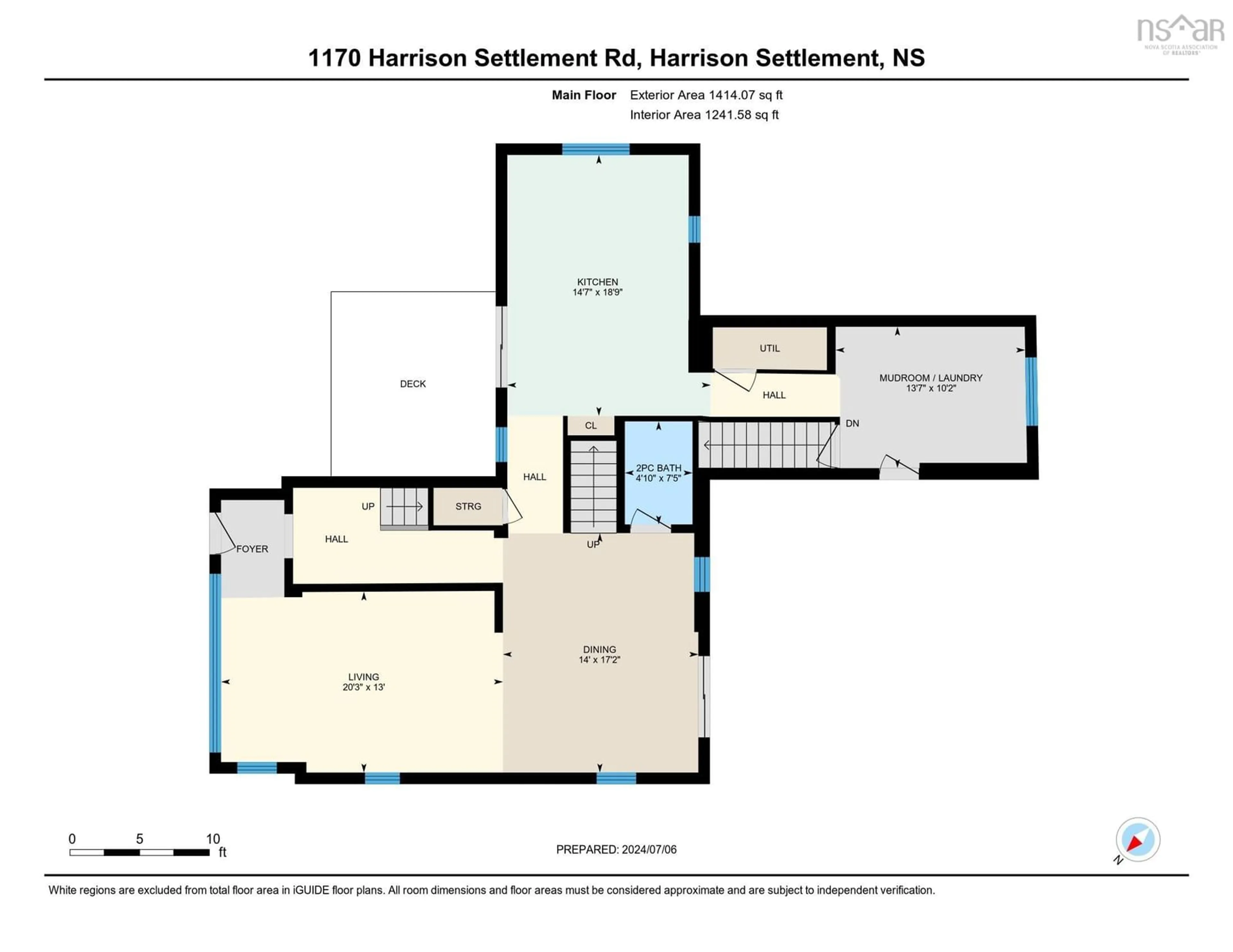 Floor plan for 1170 Harrison Settlement Rd, Harrison Settlement Nova Scotia B0M 1S0