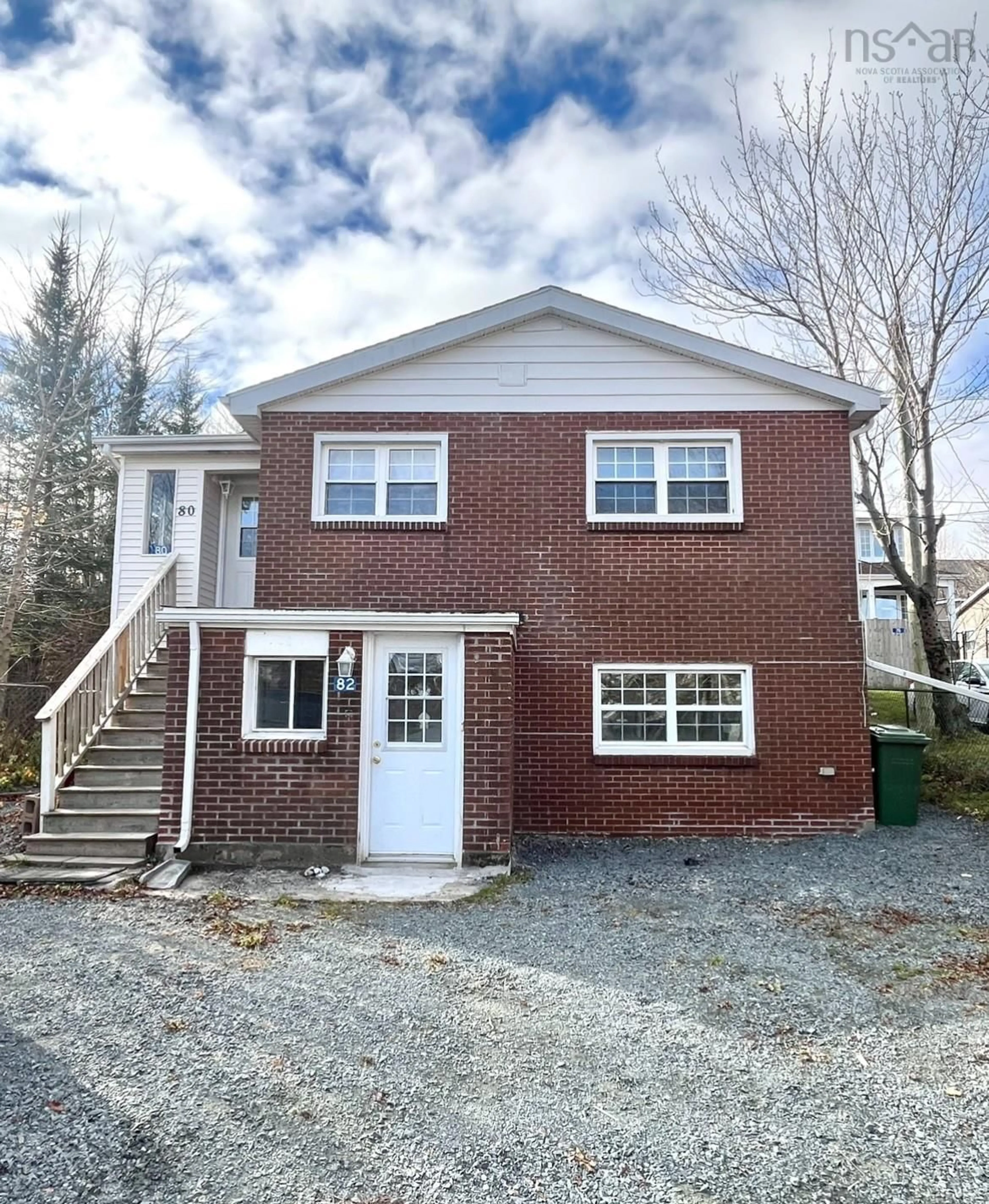 A pic from exterior of the house or condo, the front or back of building for 80 & 82 Fenwick St, Dartmouth Nova Scotia B2Y 2J6