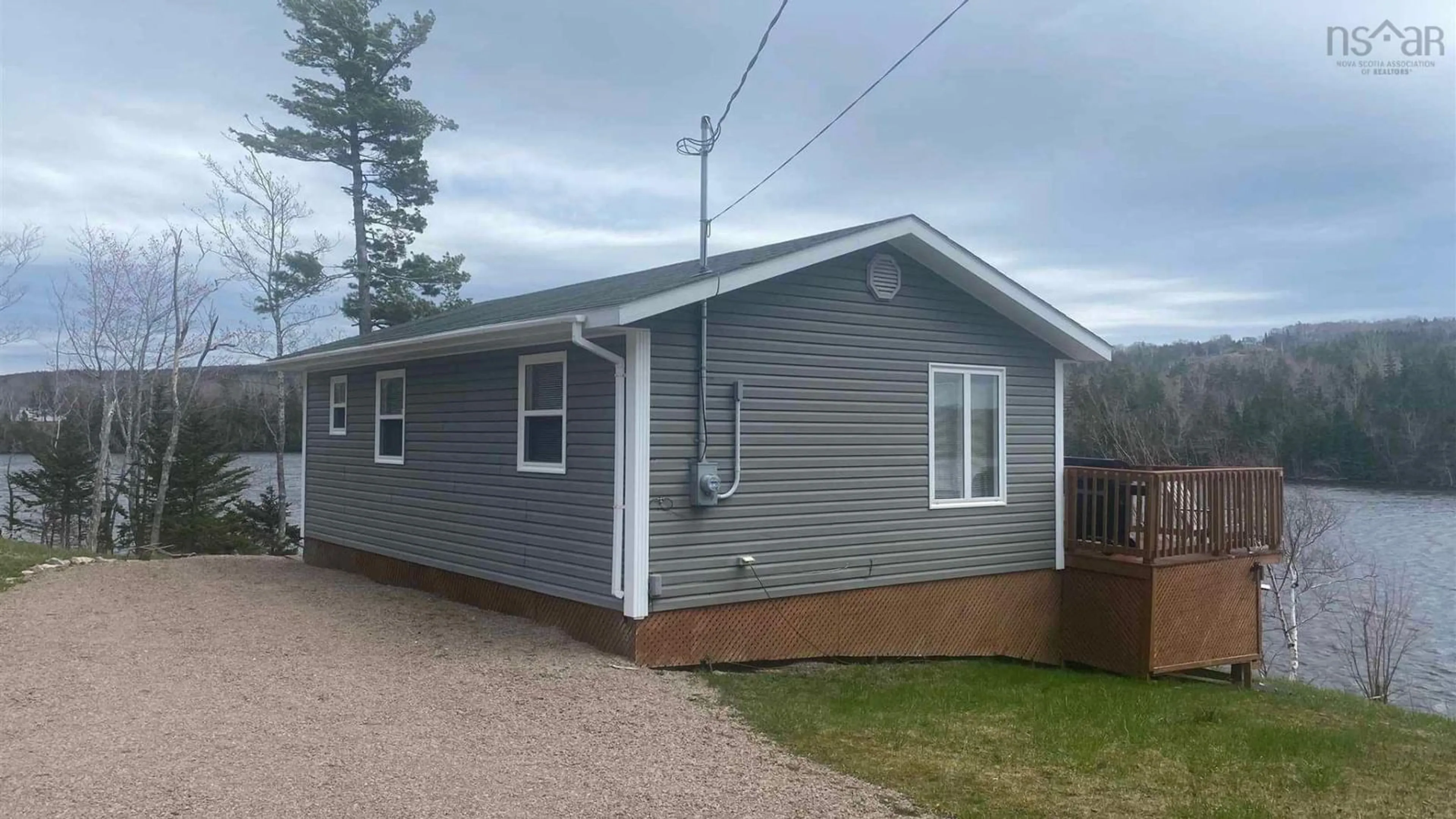 Home with vinyl exterior material for 44 Old Black River Rd, Dundee Nova Scotia B0E 3K0