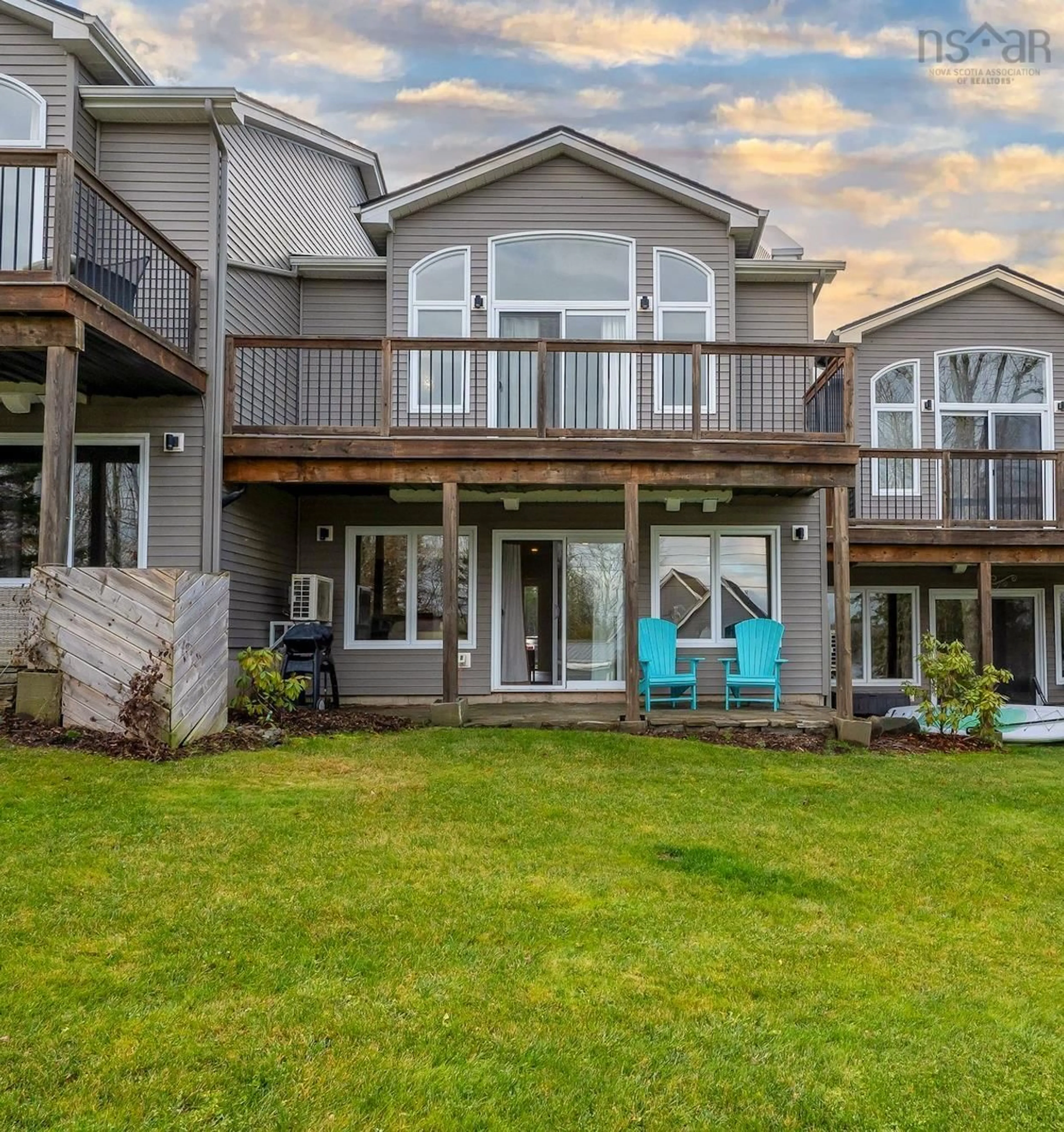 Frontside or backside of a home, the fenced backyard for 199 A Stewart Rd #3, Shortts Lake Nova Scotia B0N 2J0