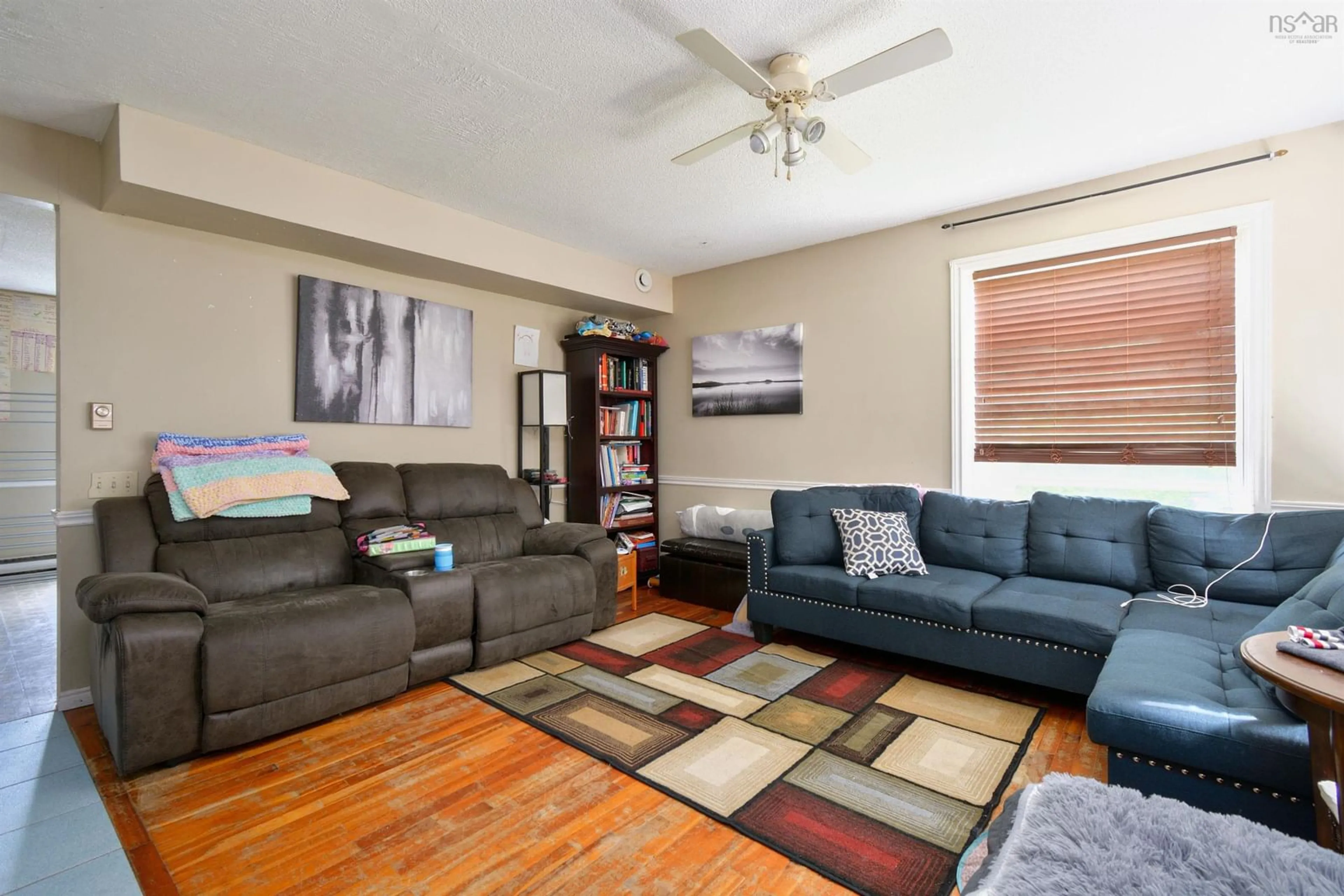 Living room, wood floors for 191 Inglis St, Sydney Nova Scotia B1P 1X1