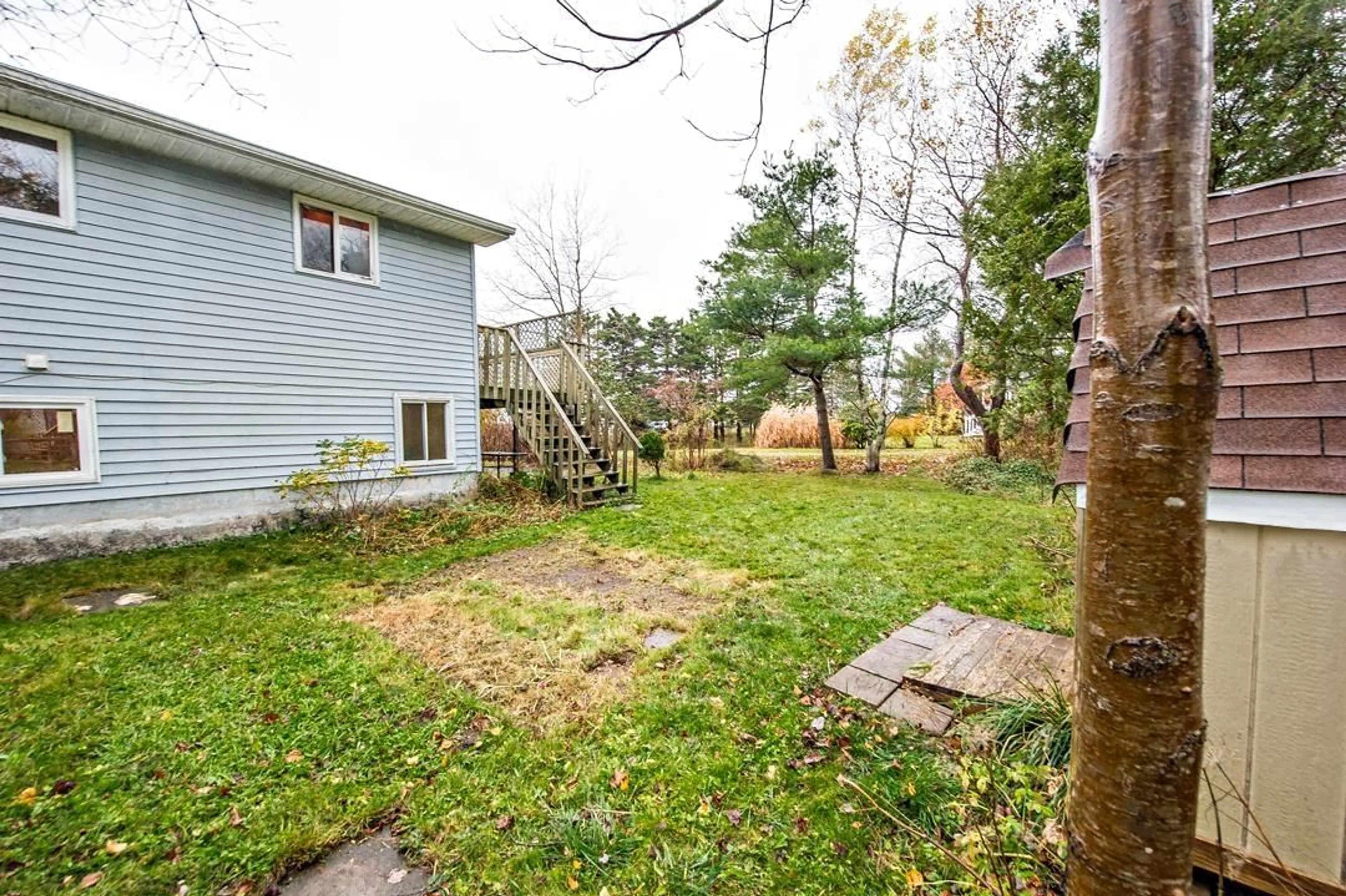 Patio, the fenced backyard for 1702 Caldwell Rd, Eastern Passage Nova Scotia B3G 1C6