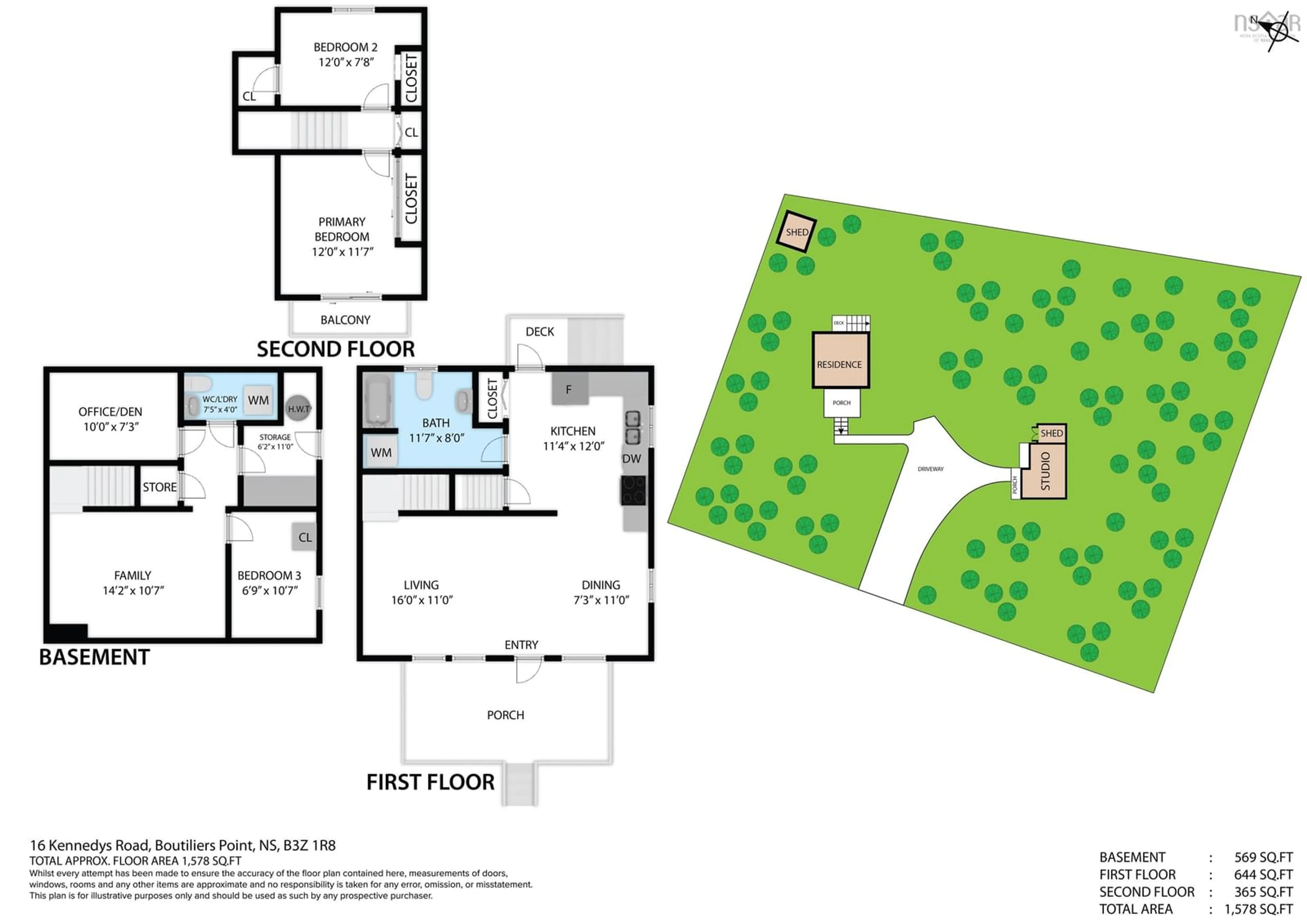 Floor plan for 16 Kennedys Rd, Boutiliers Point Nova Scotia B3Z 1R8