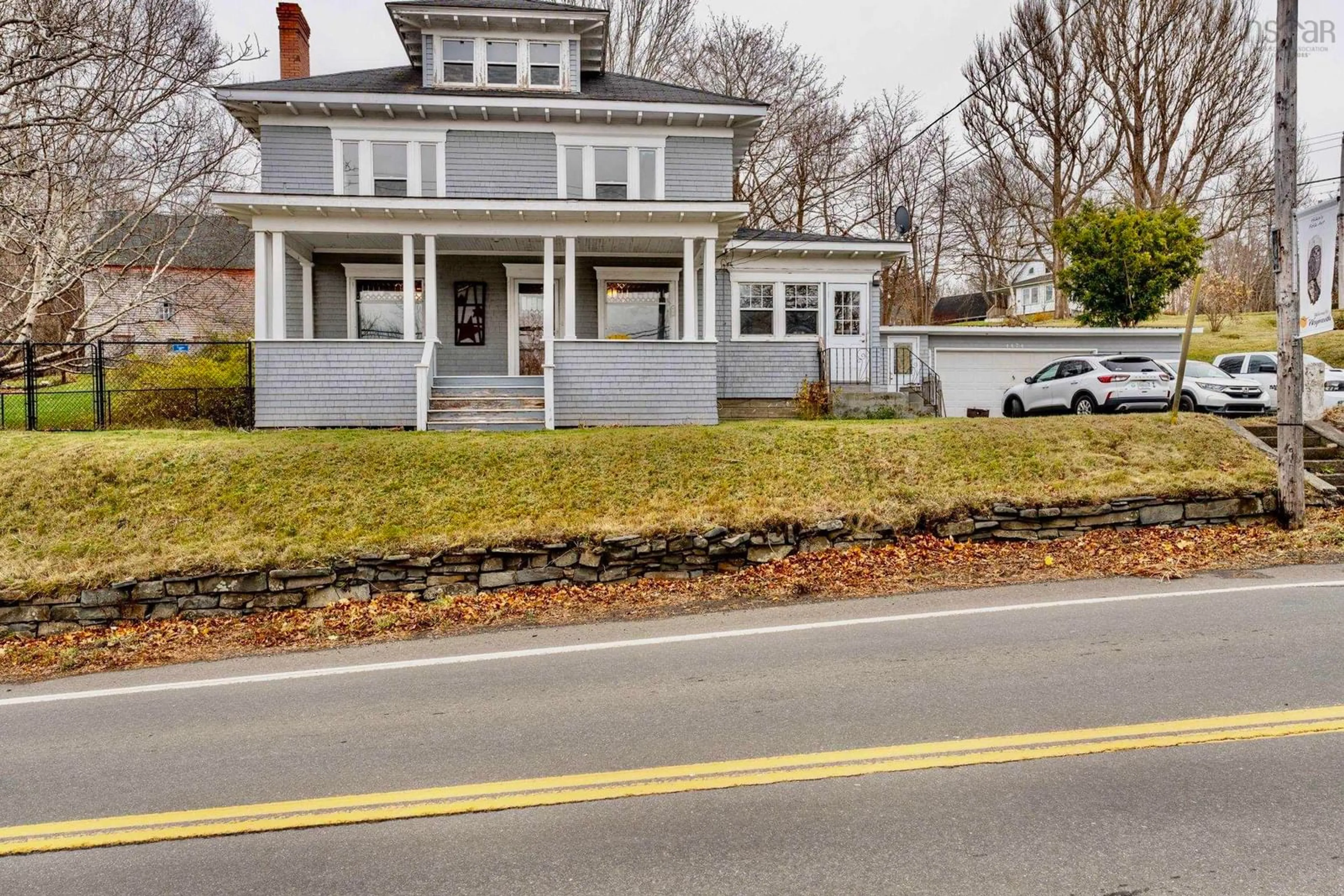 Frontside or backside of a home, the street view for 4474 Highway 1, Weymouth Nova Scotia B0W 3T0