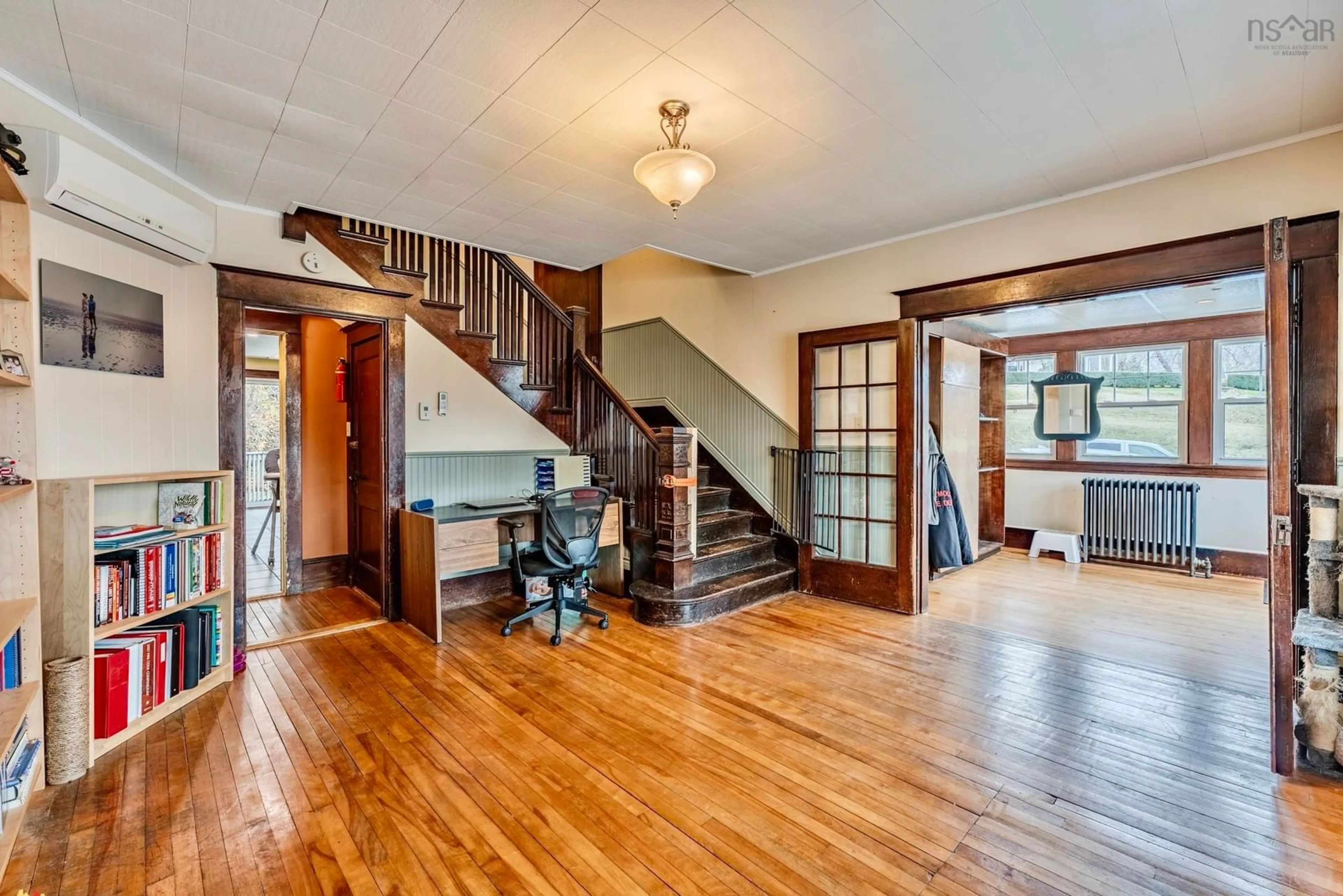 Indoor foyer, wood floors for 4474 Highway 1, Weymouth Nova Scotia B0W 3T0