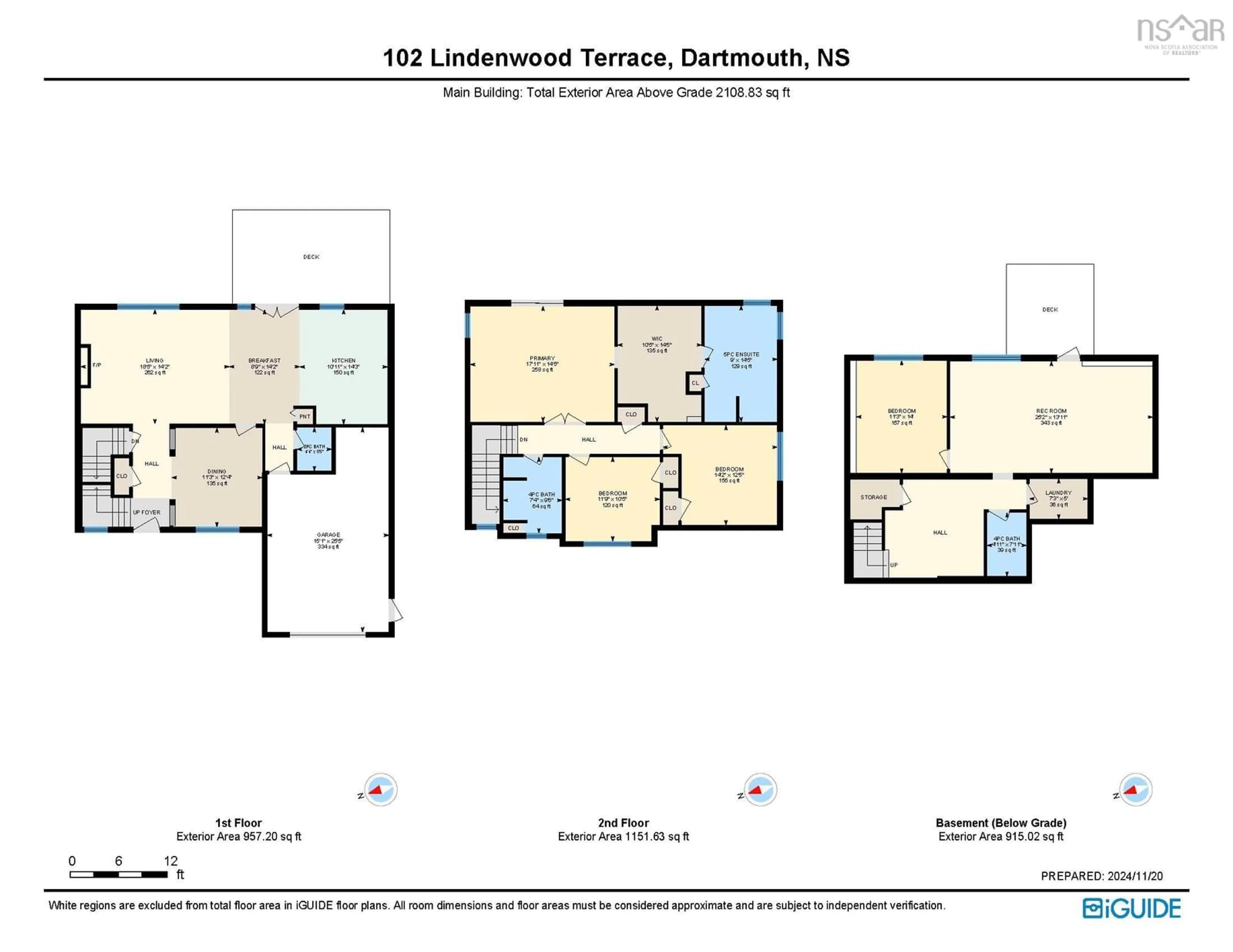 Floor plan for 102 Lindenwood Terr, Dartmouth Nova Scotia B2W 0B1