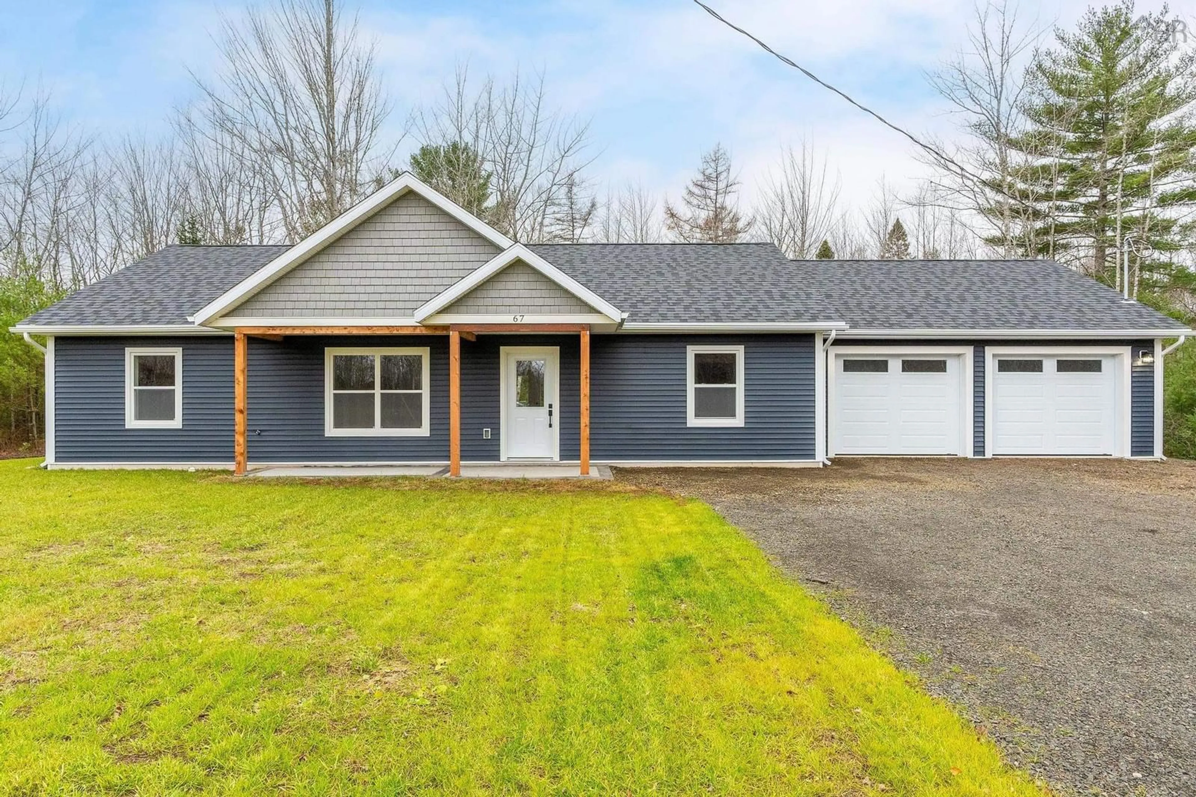 Frontside or backside of a home, cottage for 67 Olympiad Dr, Nictaux Nova Scotia B0S 1P0