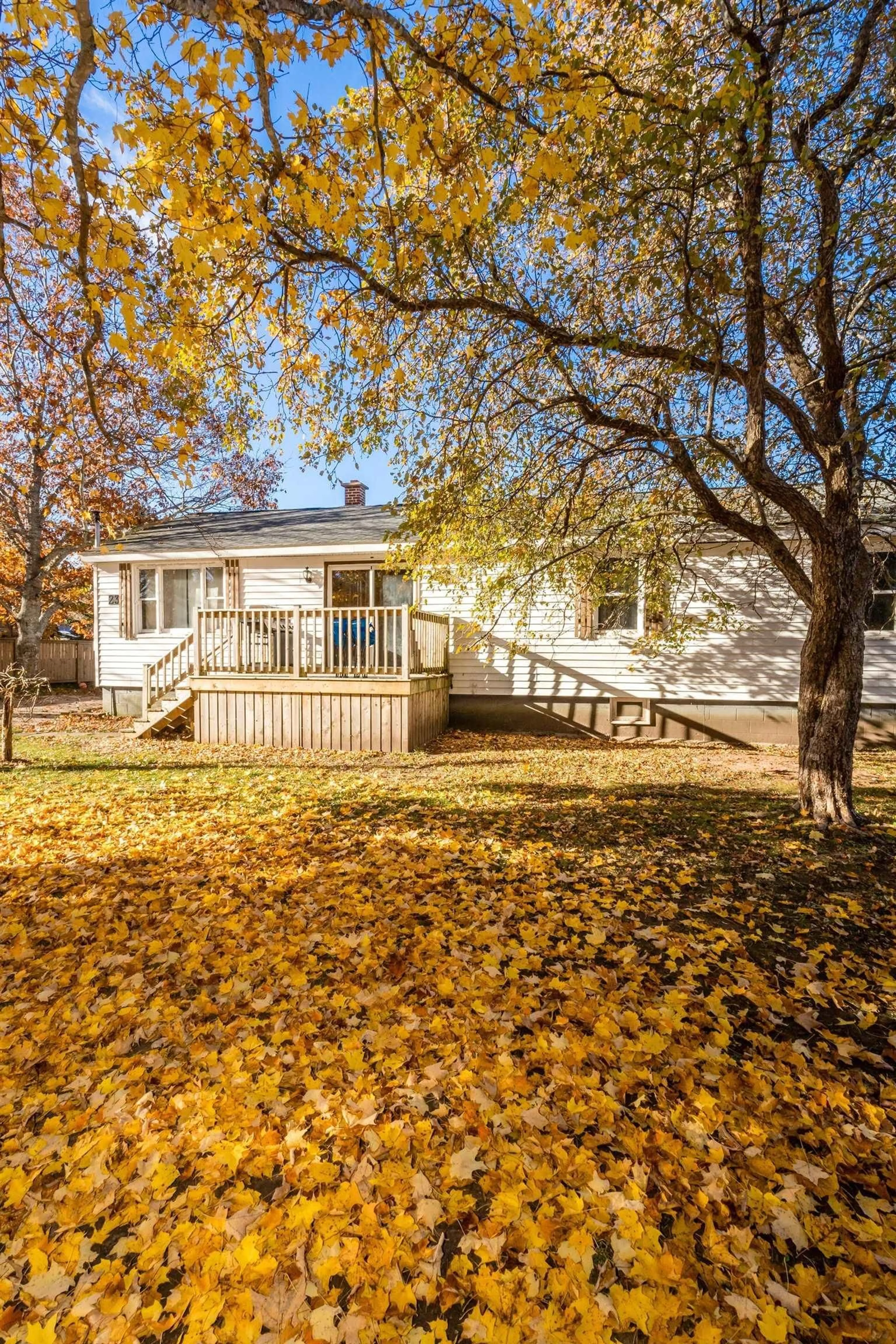 Frontside or backside of a home, the fenced backyard for 23 Dodge Road Exten, South Farmington Nova Scotia B0P 1R0