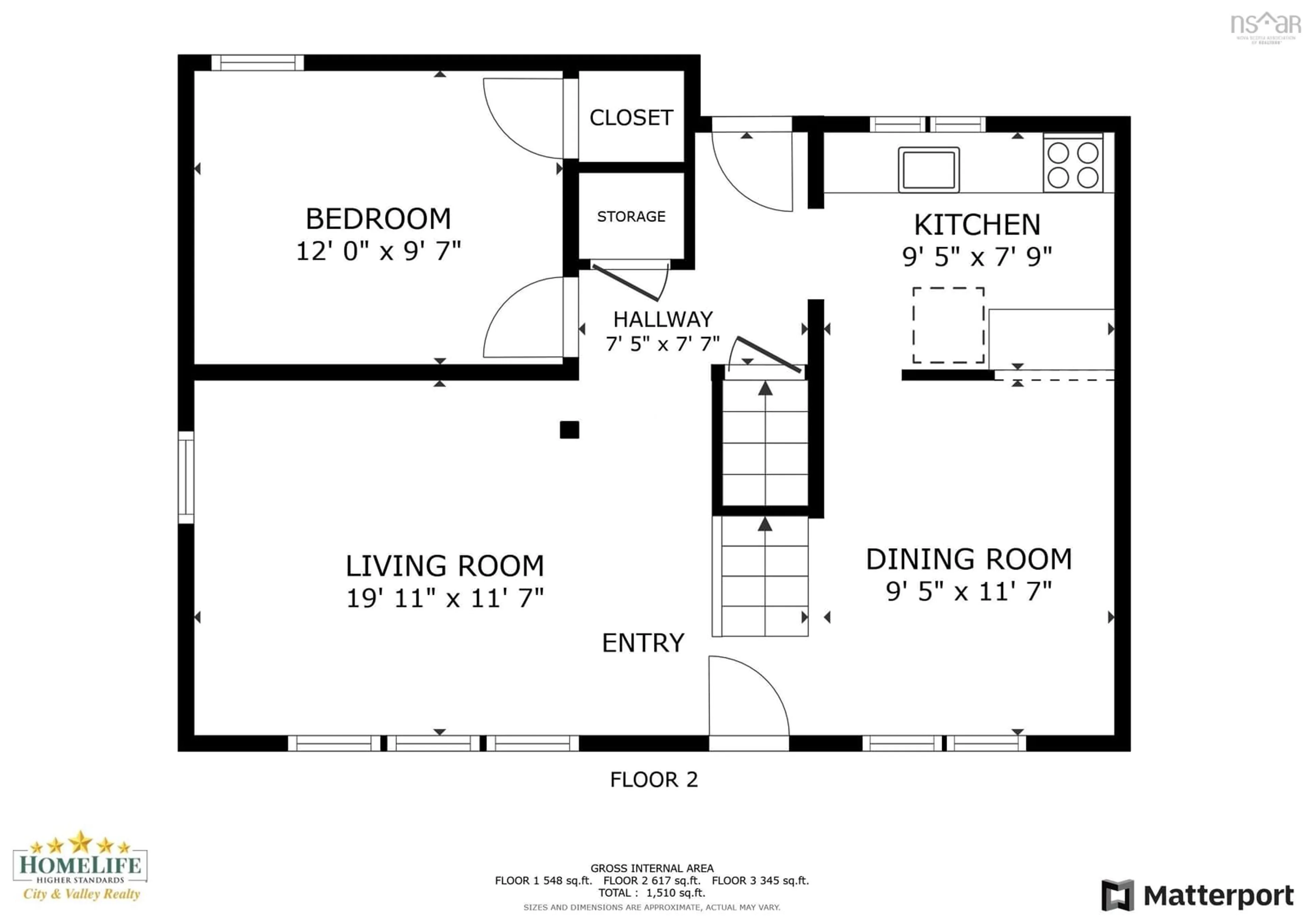 Floor plan for 5 Colonial Cres, New Minas Nova Scotia B4N 4M6