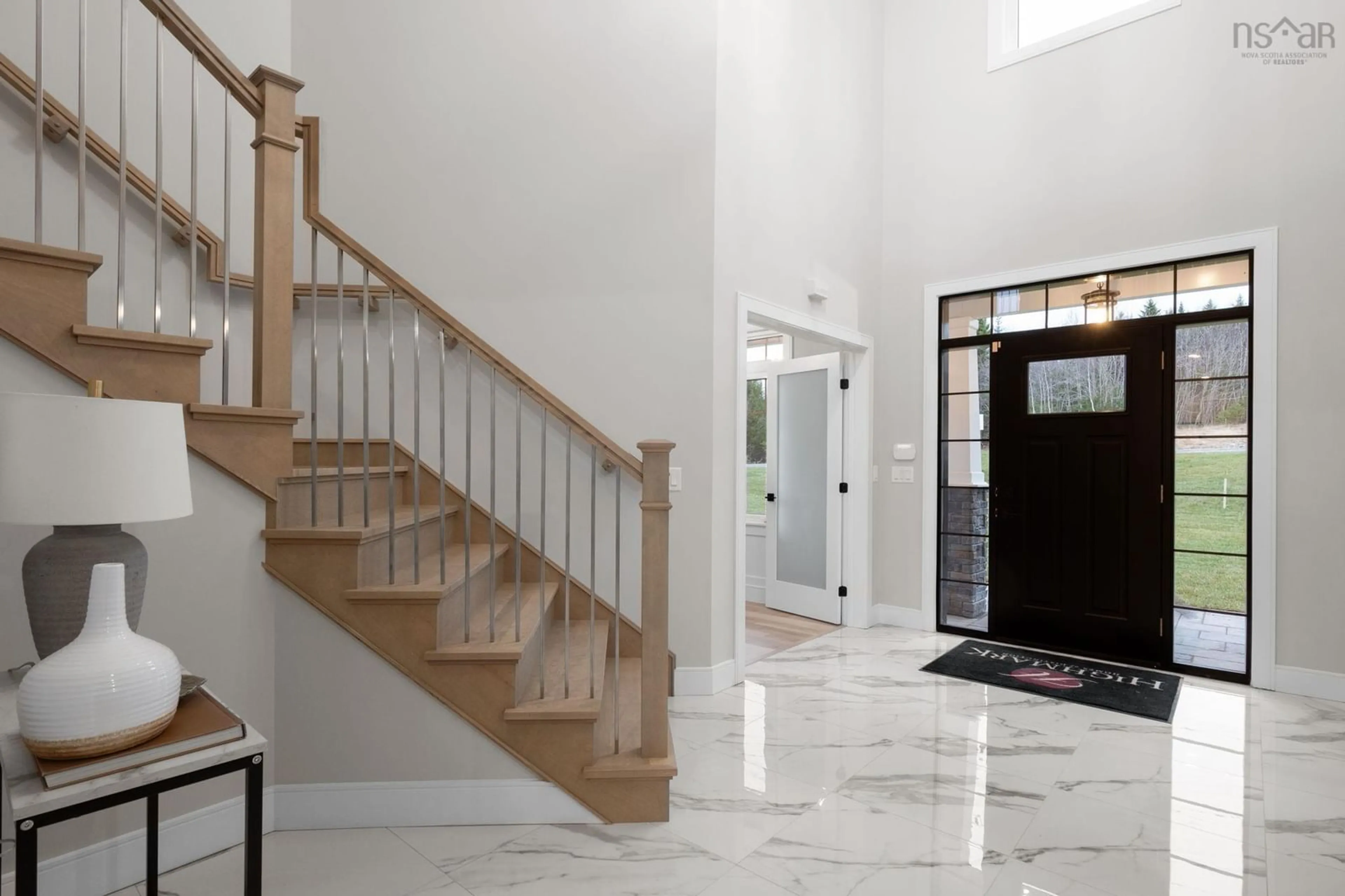 Indoor foyer, wood floors for 247 Orchid Crt, Middle Sackville Nova Scotia B4E 0X2