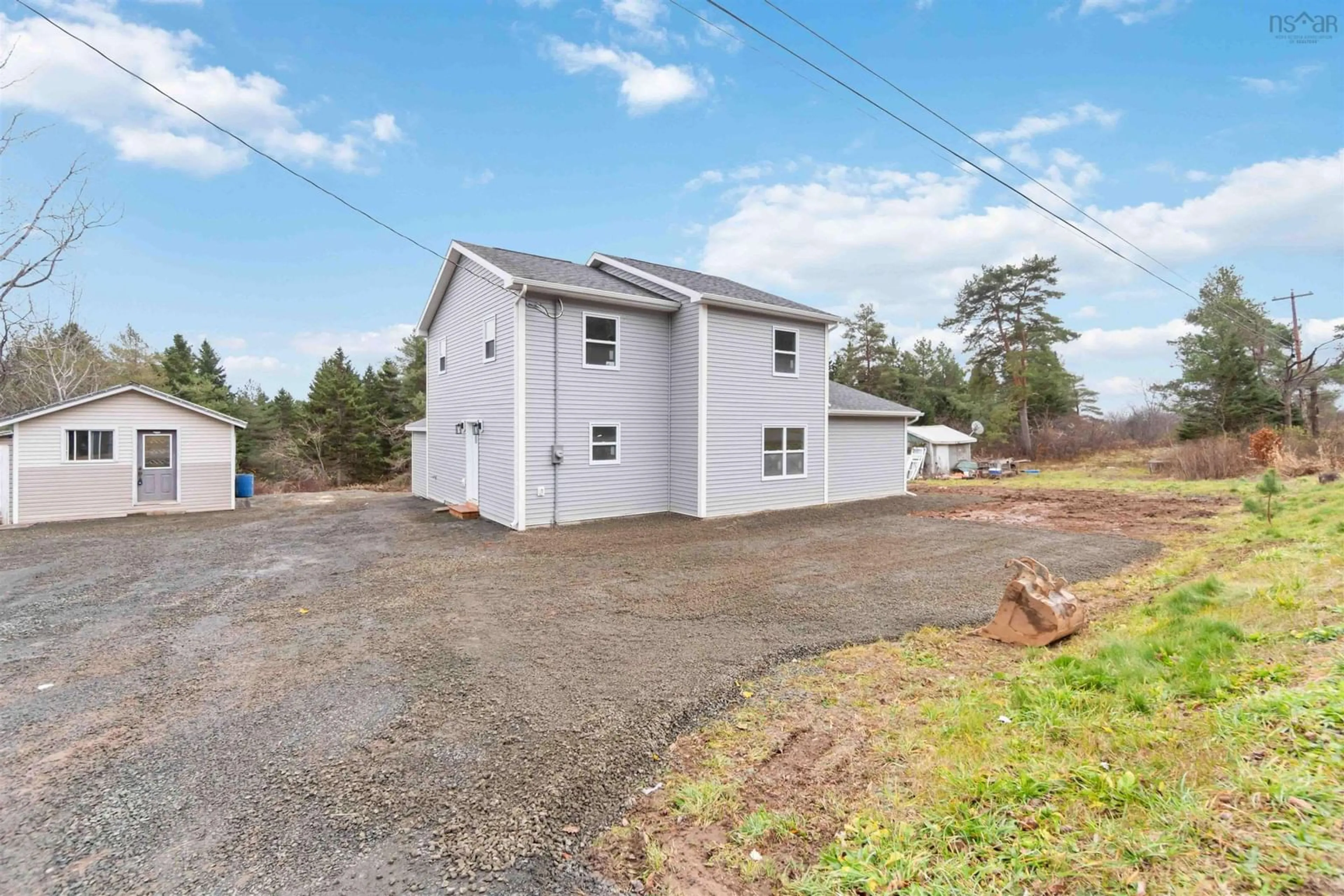 Frontside or backside of a home, cottage for 1880 Clarence Rd, Clarence Nova Scotia B0S 1C0