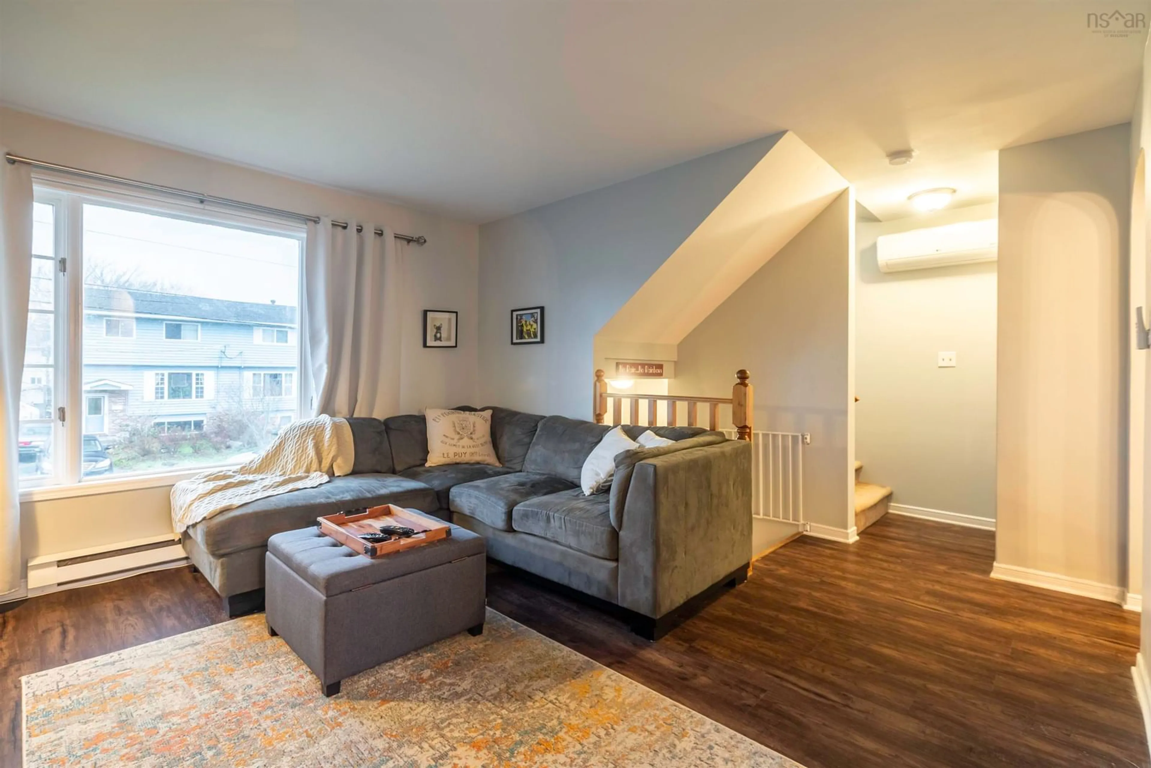 Living room, wood floors for 45 Ancona Pl, Dartmouth Nova Scotia B2X 3K7