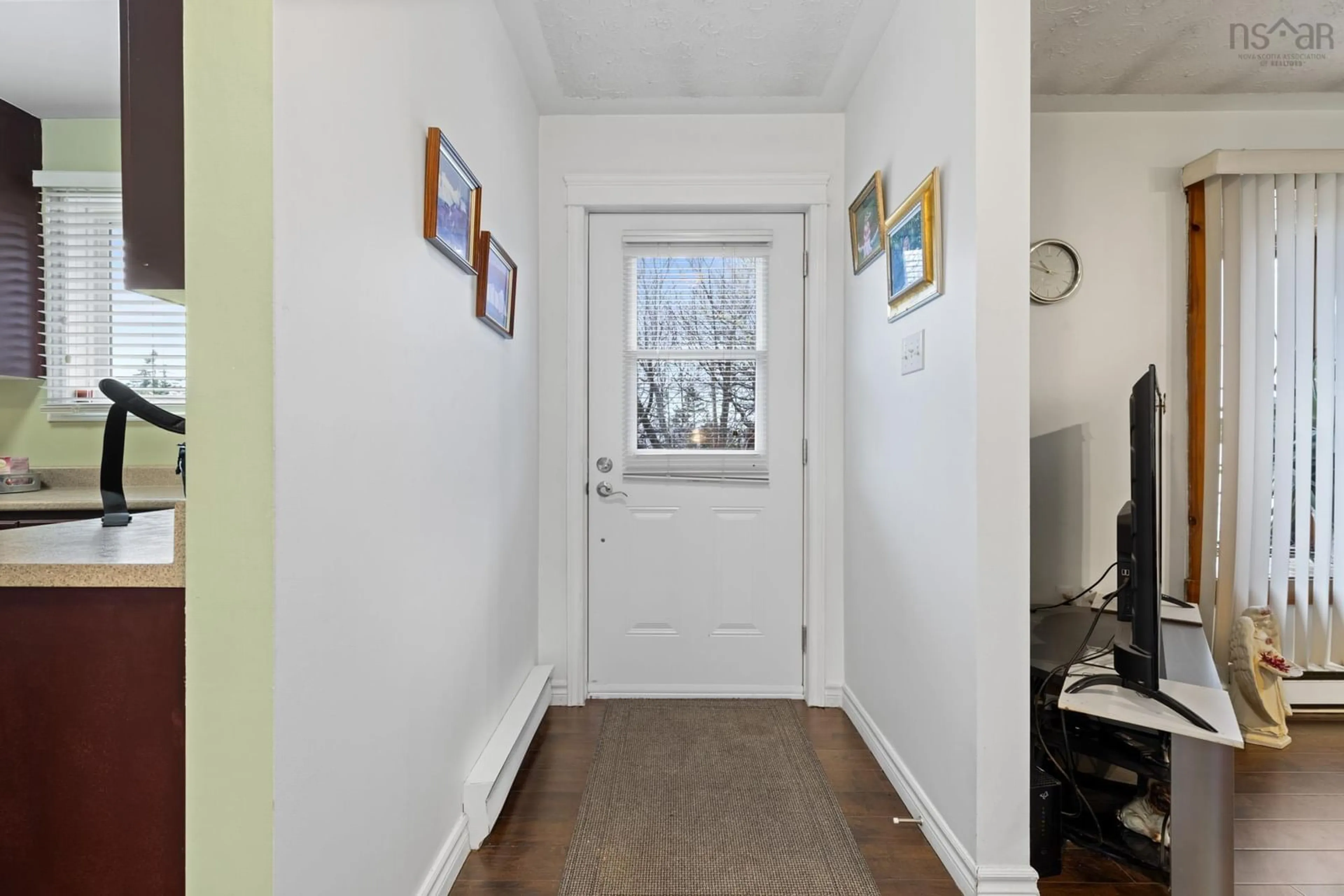 Indoor entryway, wood floors for 216 Powers Rd, Whites Lake Nova Scotia B3T 1W5