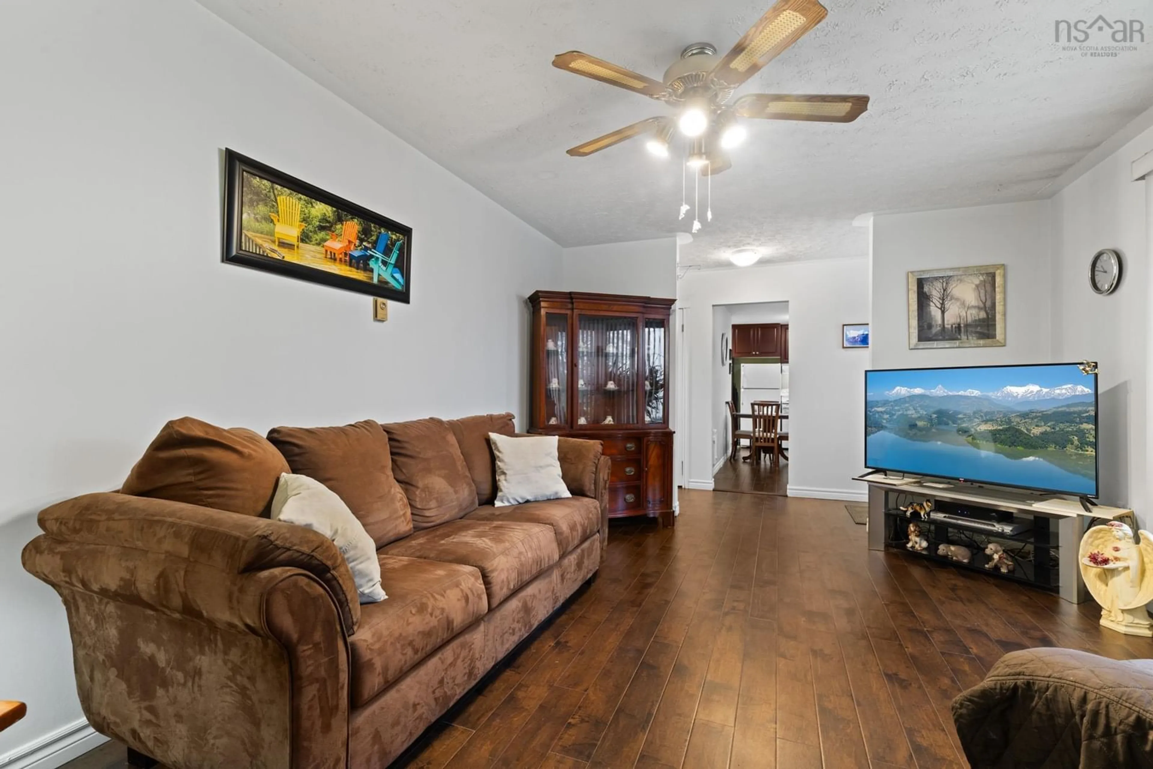 Living room, wood floors for 216 Powers Rd, Whites Lake Nova Scotia B3T 1W5