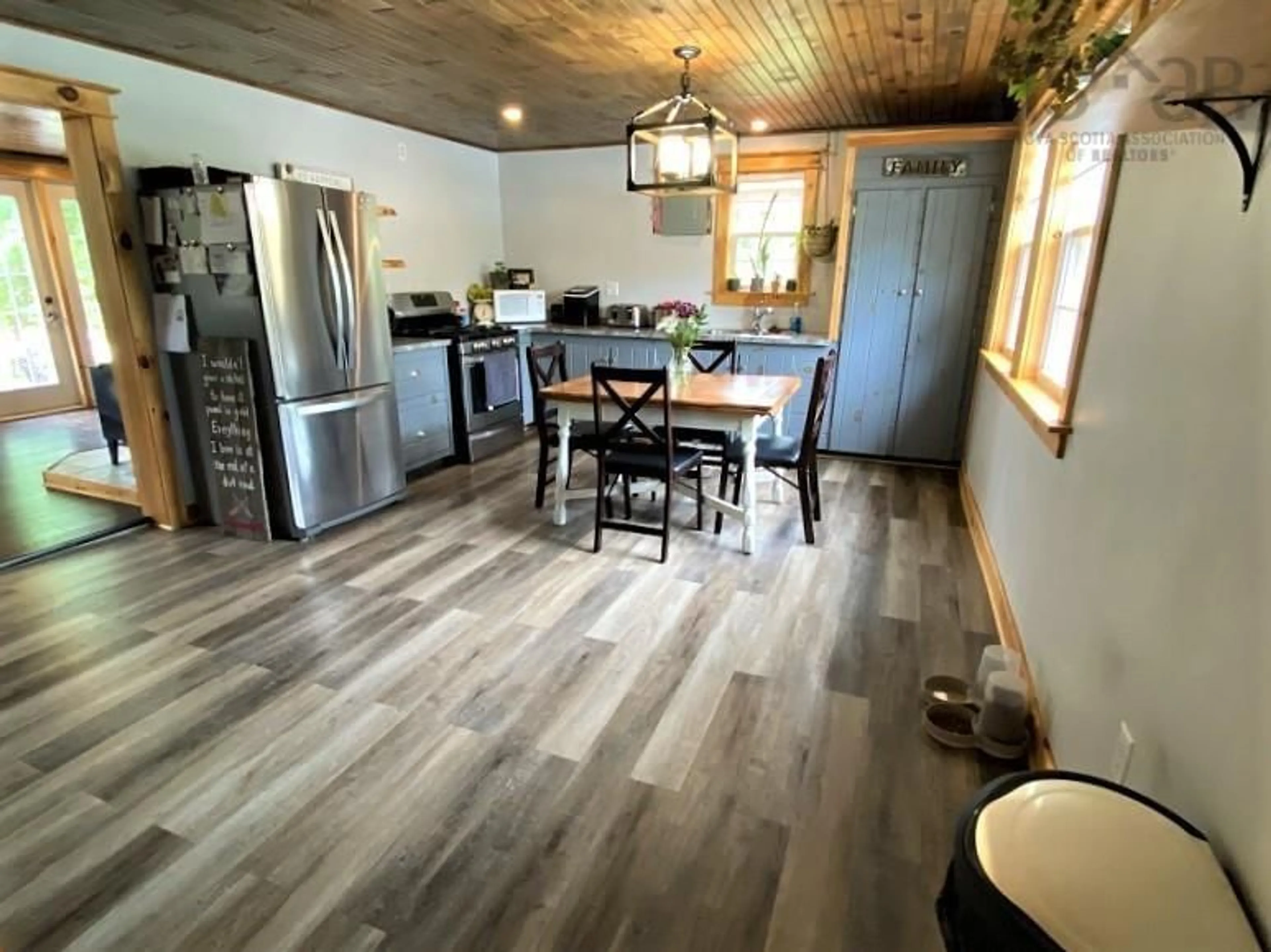 Open concept kitchen for 198 Happy Valley Lane, Lower Clyde River Nova Scotia B0W 1R0