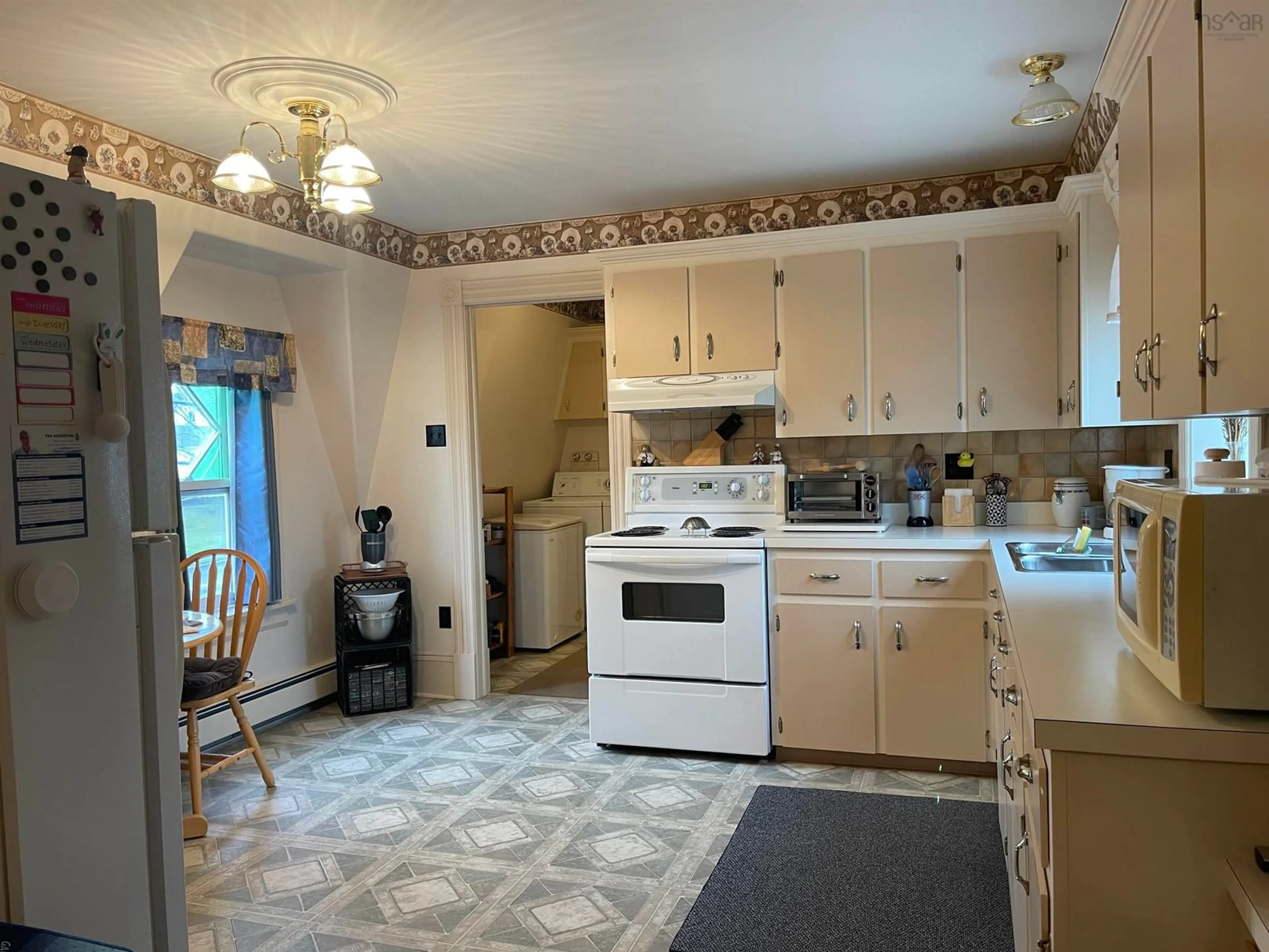 Standard kitchen, wood floors, cottage for 2172 Cowan St, Westville Nova Scotia B0K 2A0