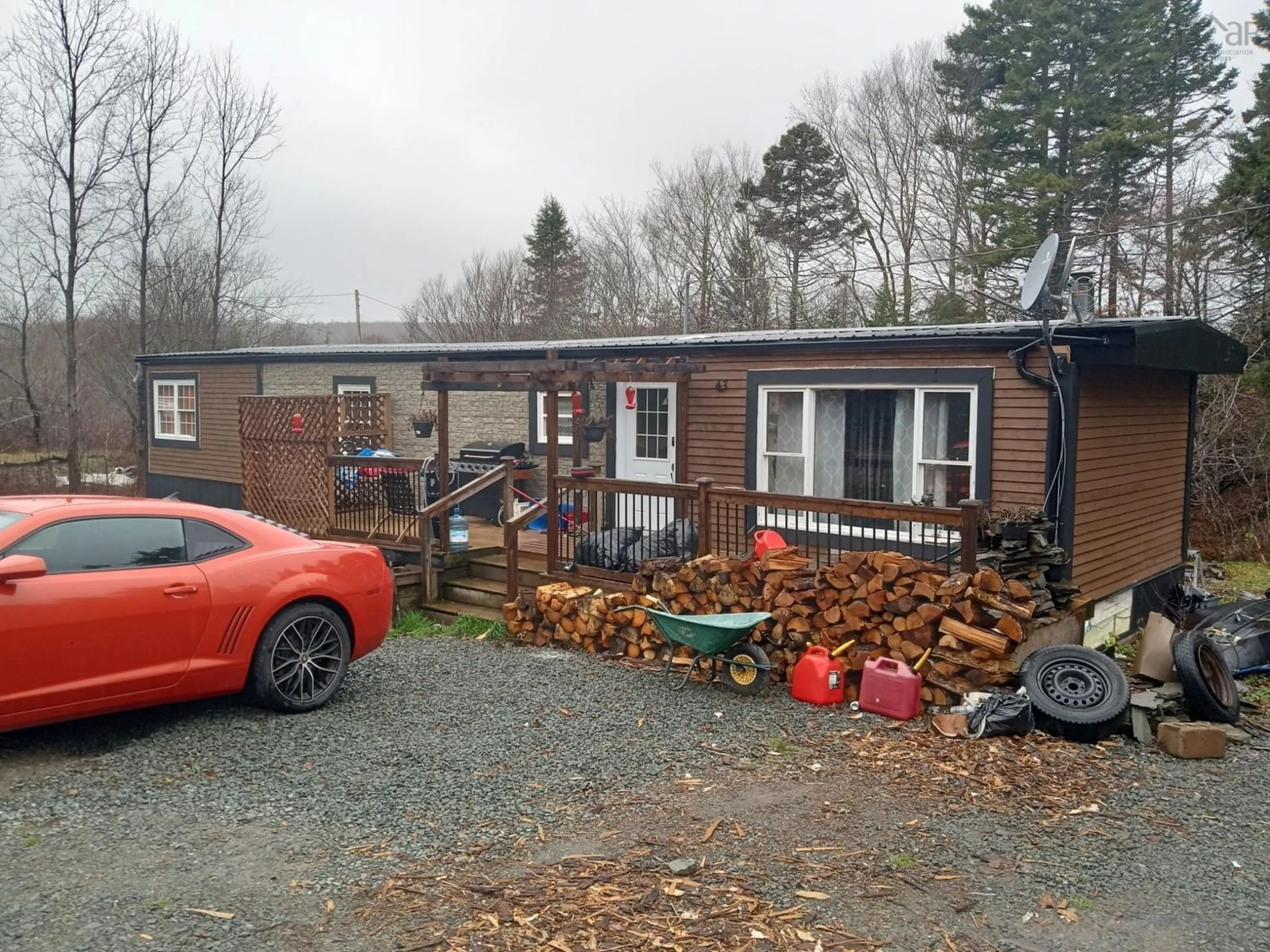 Frontside or backside of a home, cottage for 43 Woodside Rd, Dean Nova Scotia B0N 1C0