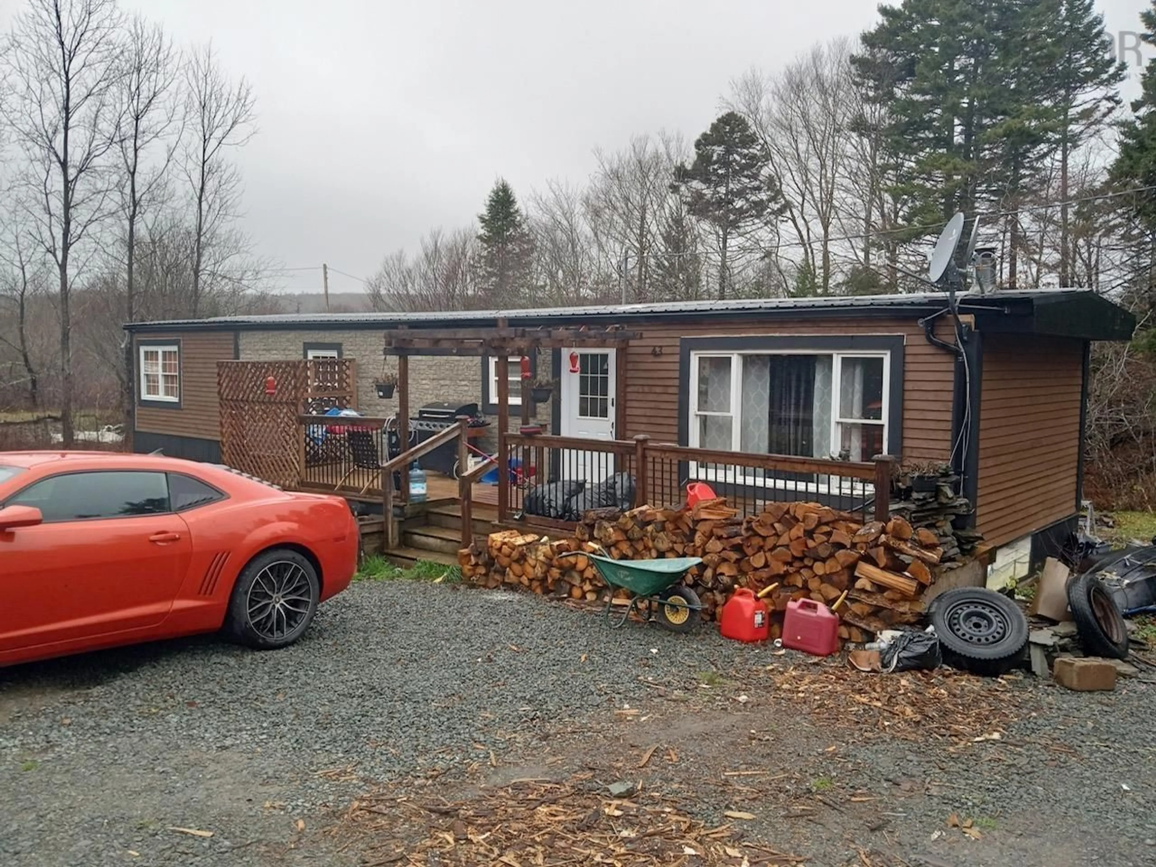 A pic from outside/outdoor area/front of a property/back of a property/a pic from drone, unknown for 43 Woodside Rd, Dean Nova Scotia B0N 1C0