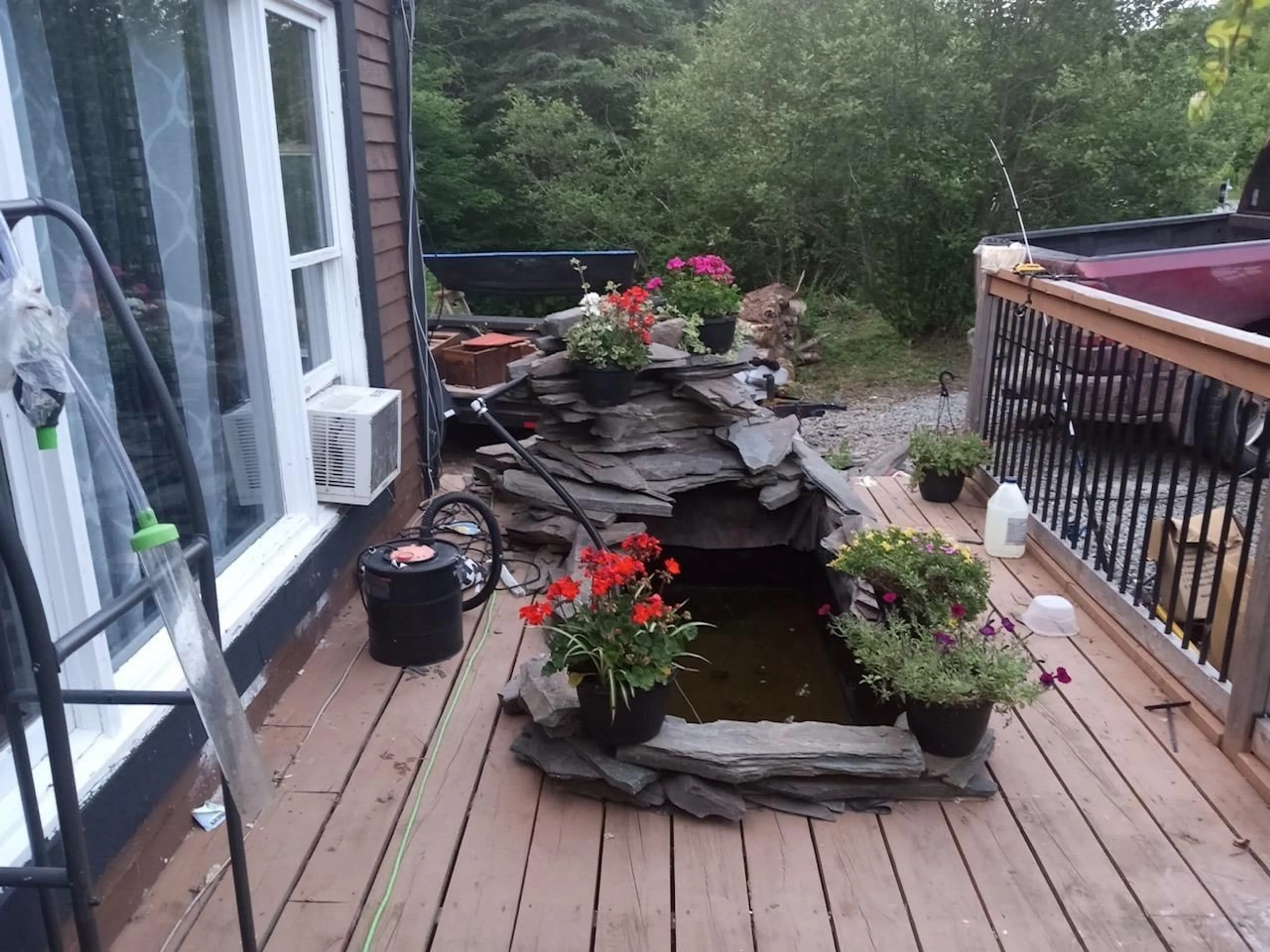 Patio, cottage for 43 Woodside Rd, Dean Nova Scotia B0N 1C0