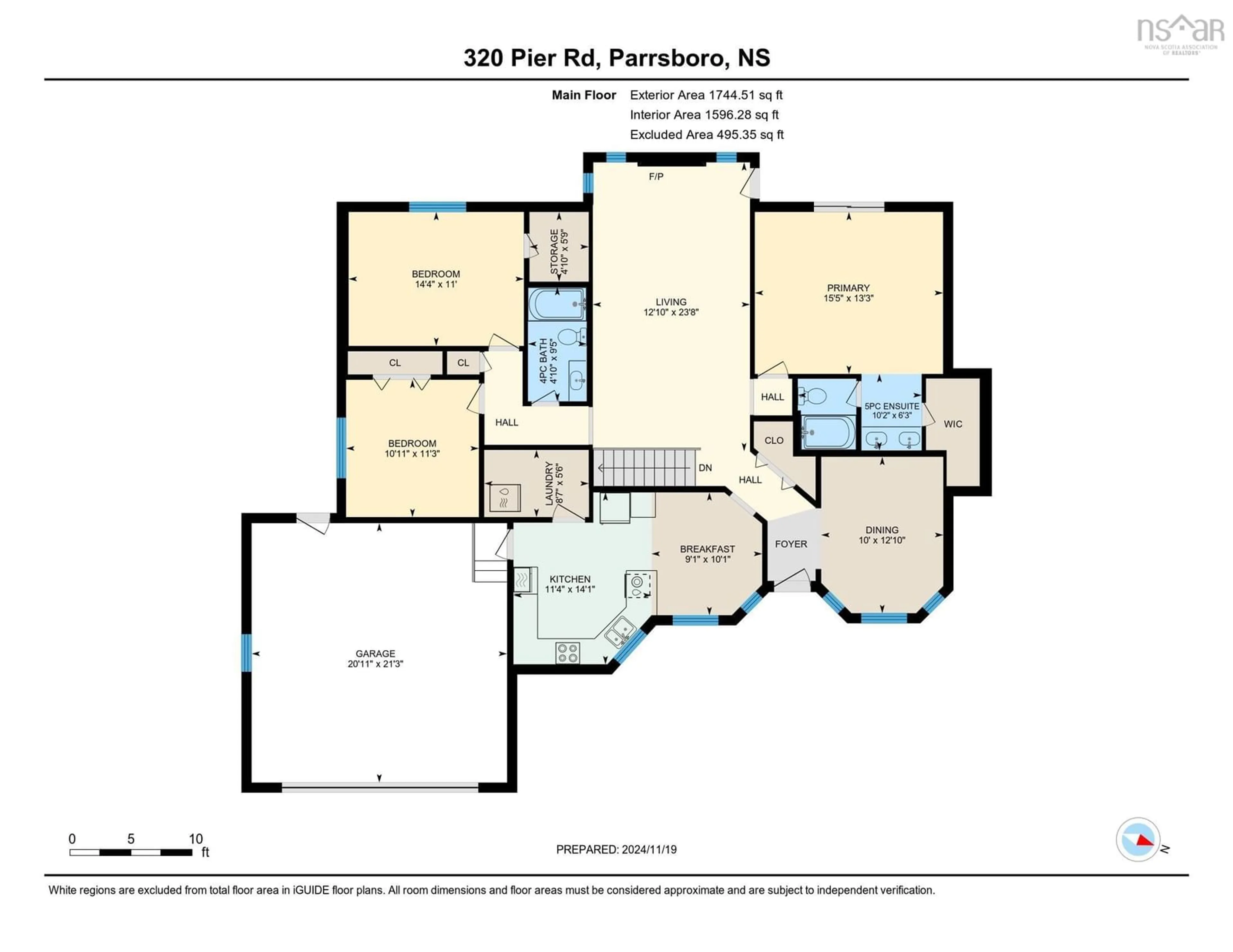 Floor plan for 320 Pier Rd, Parrsboro Nova Scotia B0M 1S0