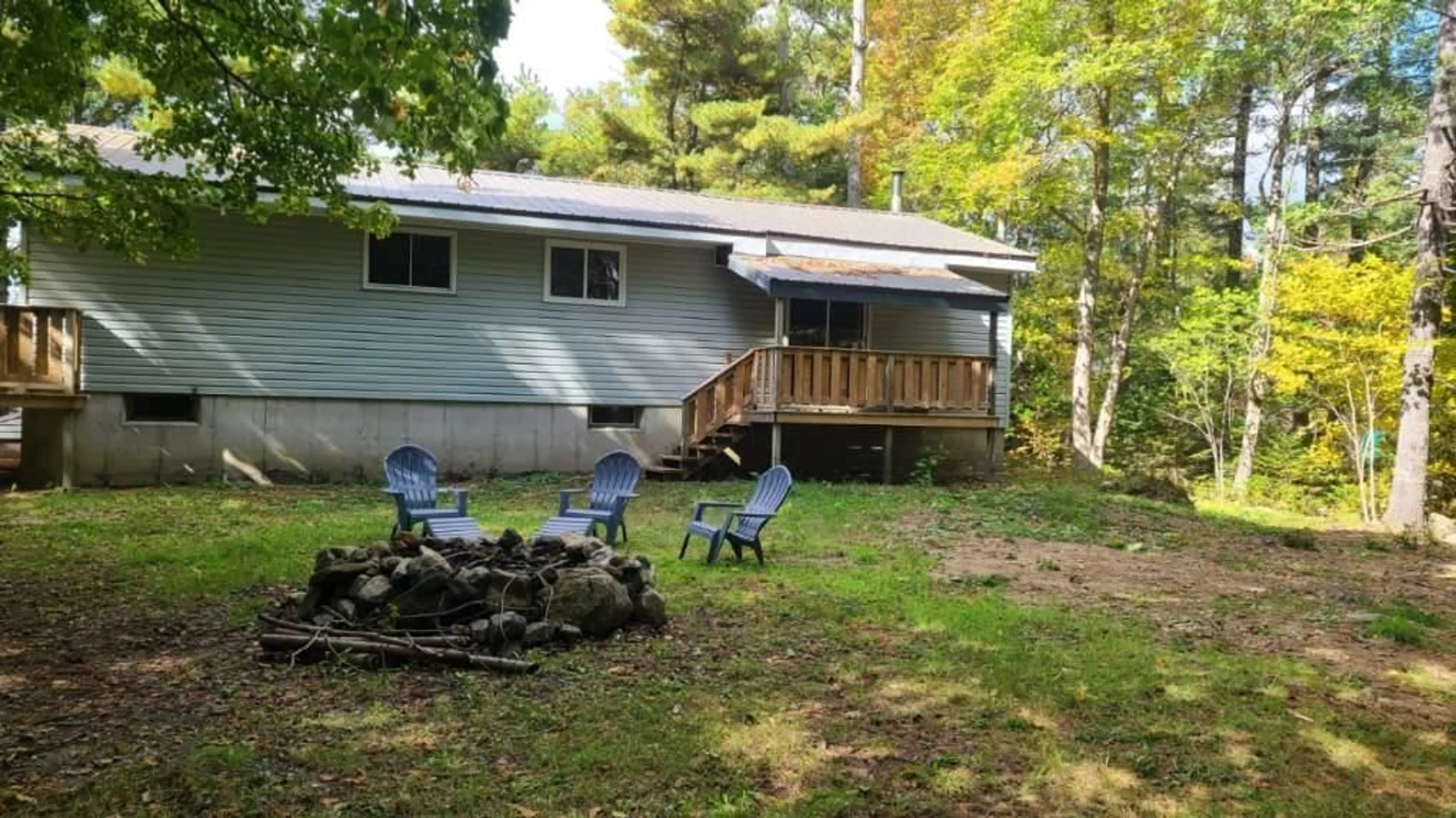 Patio, cottage for 98 Lakeside Dr, Welshtown Nova Scotia B0T 1W0