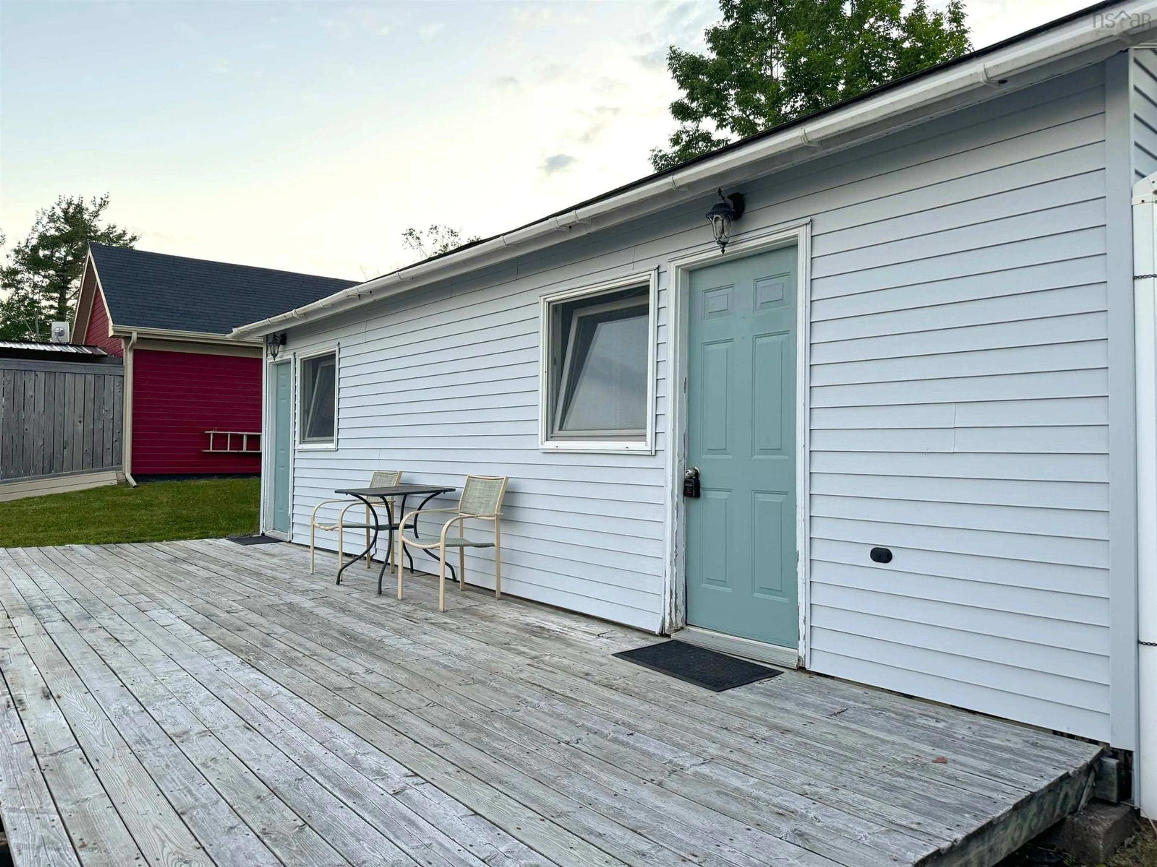 Patio, cottage for 18 High St, Baddeck Nova Scotia B0E 1B0