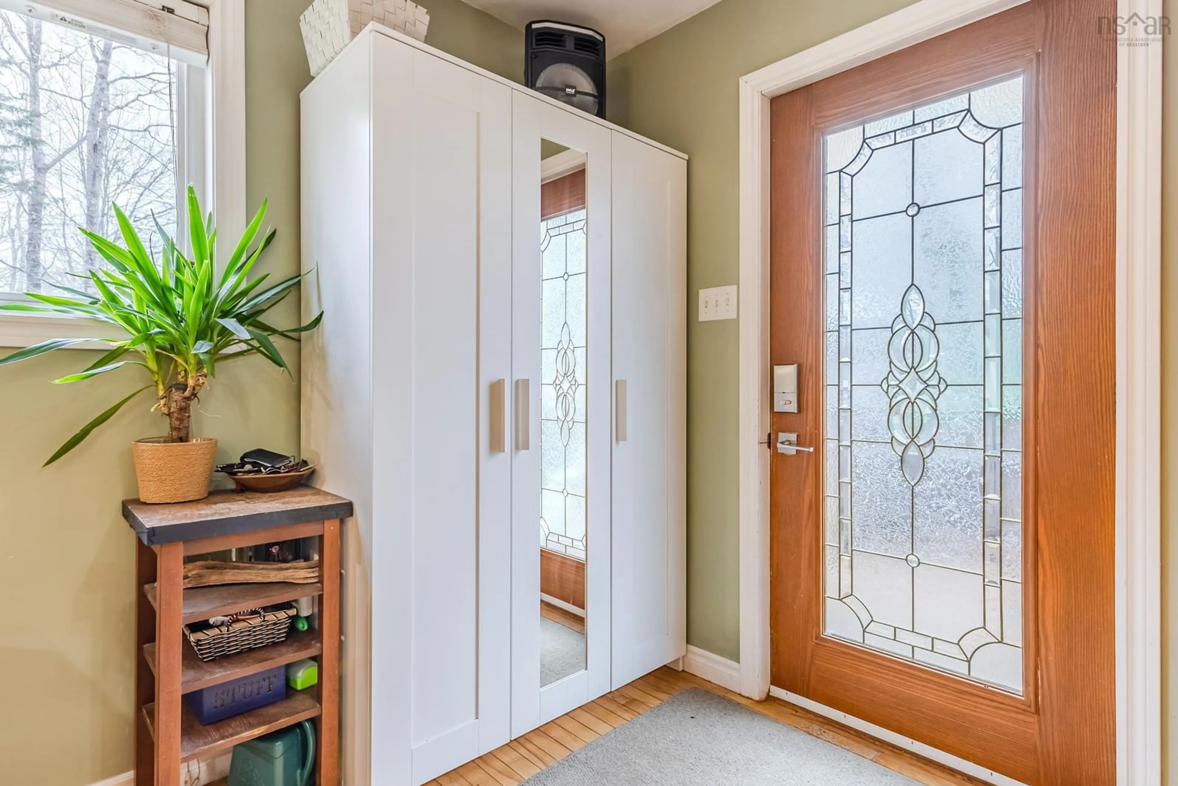 Indoor entryway, wood floors for 82 Chase Lane, Beaver Brook Nova Scotia B0K 1S0