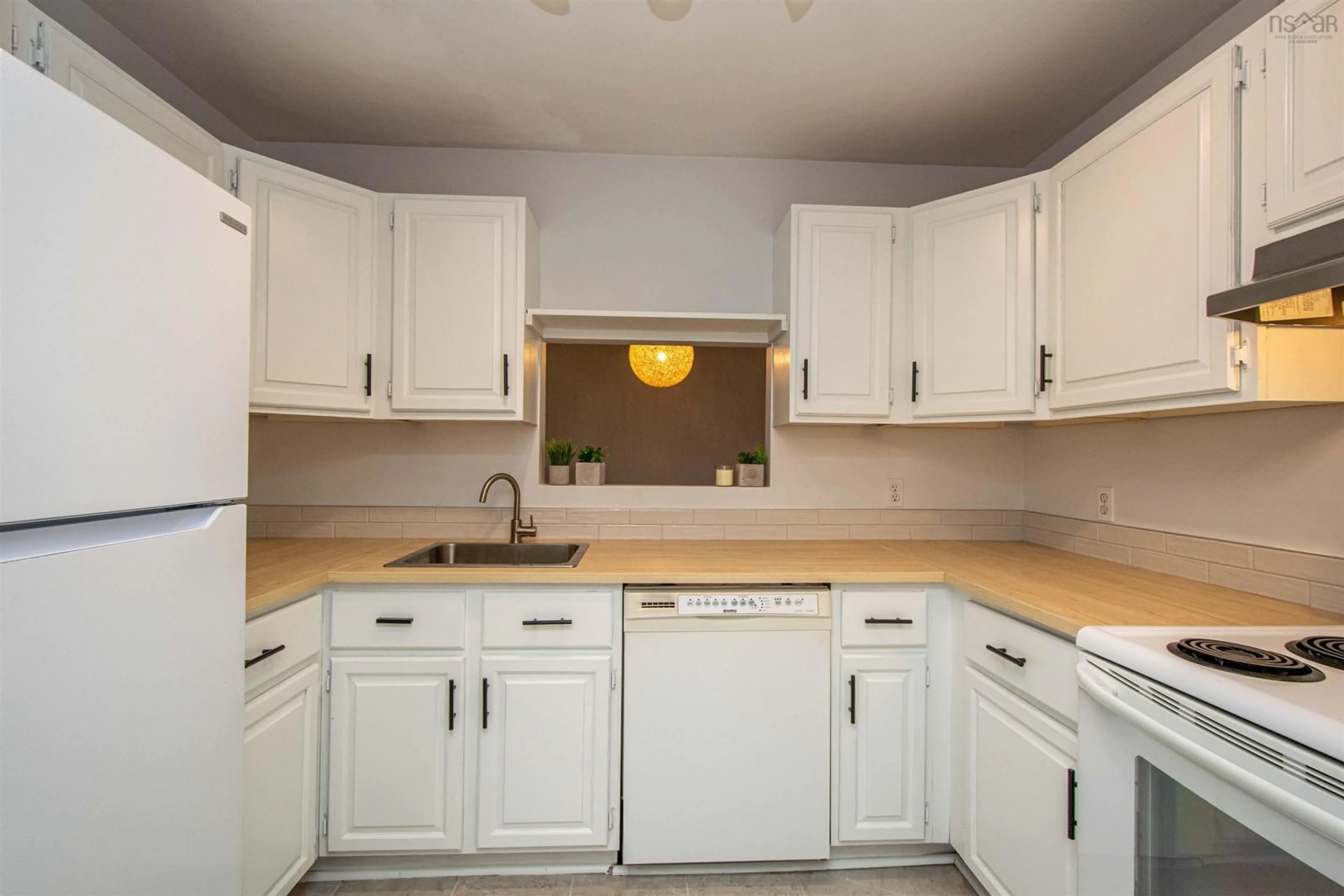 Standard kitchen, wood floors, cottage for 2 Lombardy Lane #200, Dartmouth Nova Scotia B2X 3E4