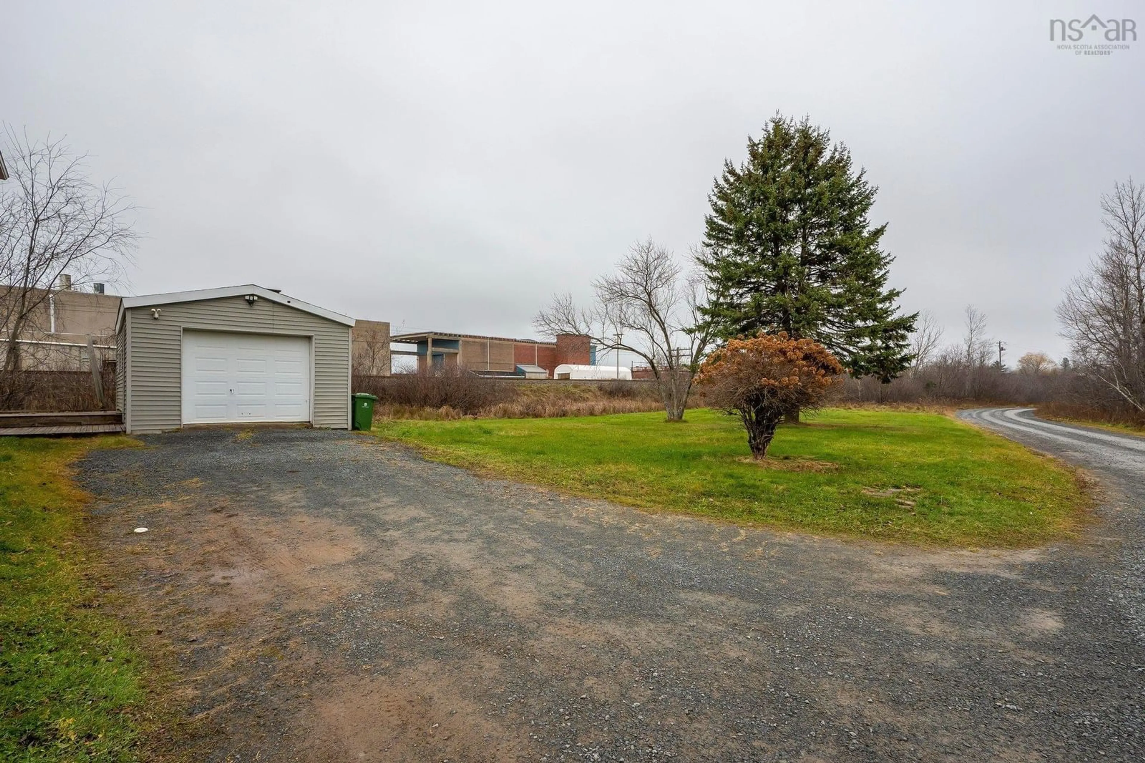 A pic from exterior of the house or condo, the fenced backyard for 30 Paley Rd, Lantz Nova Scotia B2S 1R6