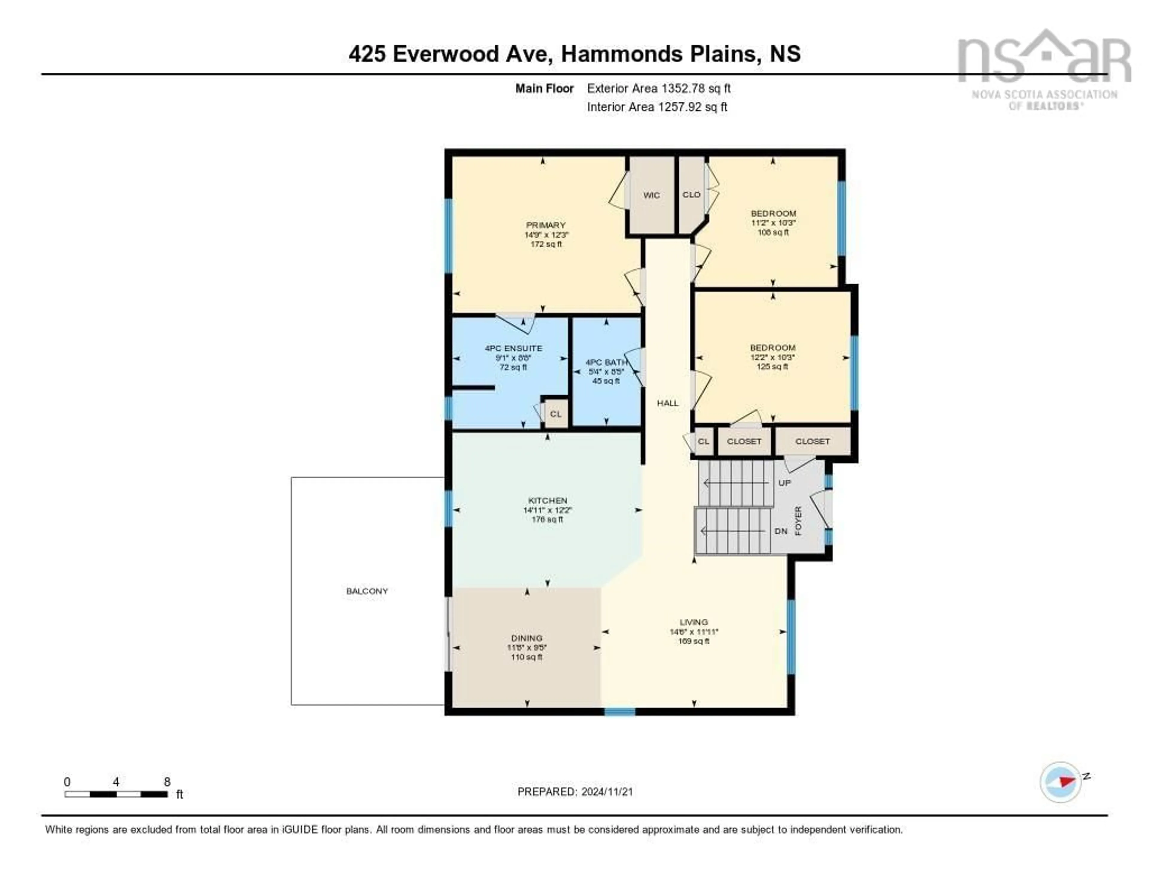 Floor plan for 425 Everwood Ave, Hammonds Plains Nova Scotia B3Z 0J6