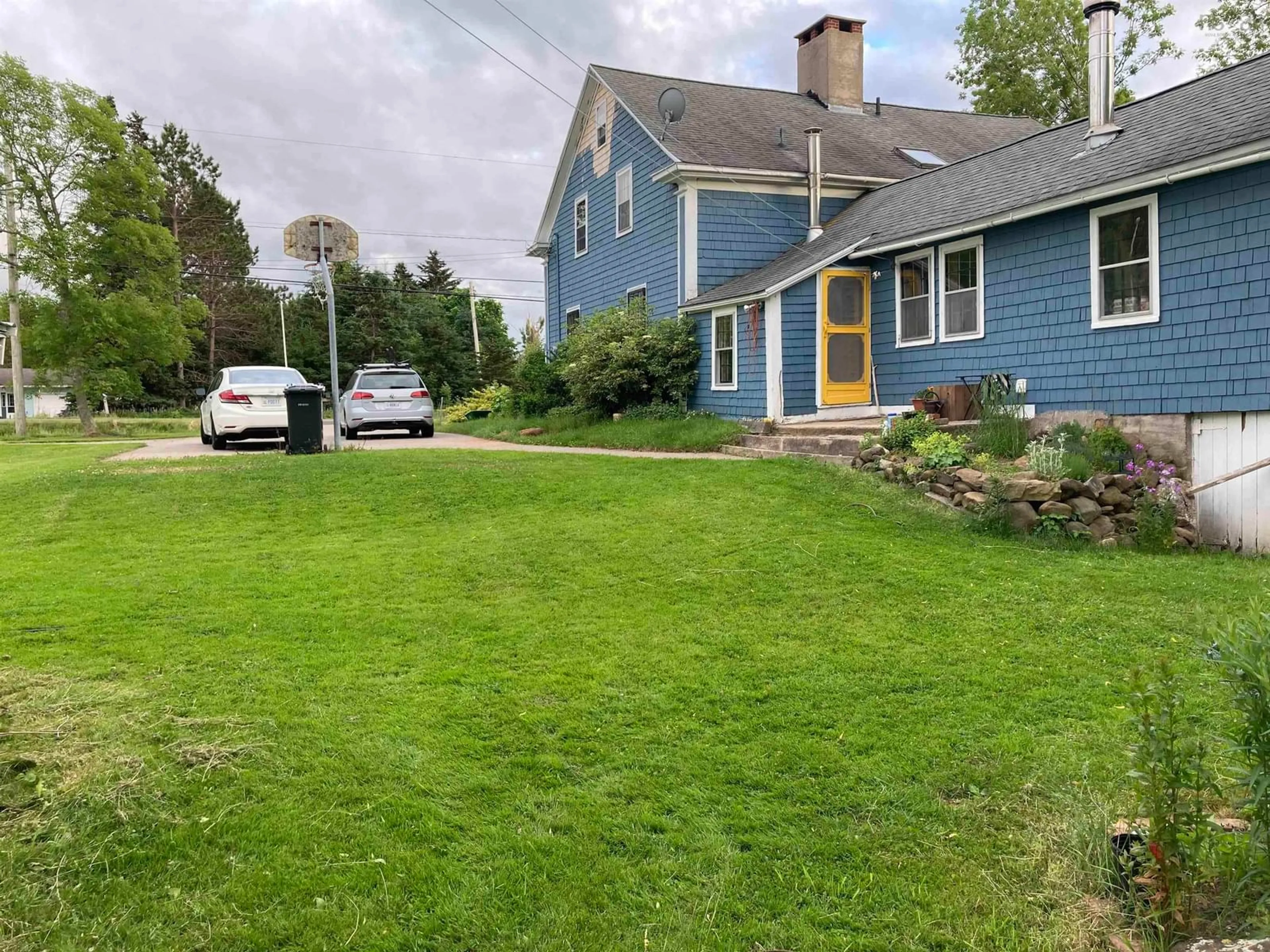 Frontside or backside of a home, the street view for 7873 Highway 1, Upper Granville Nova Scotia B0S 1A0