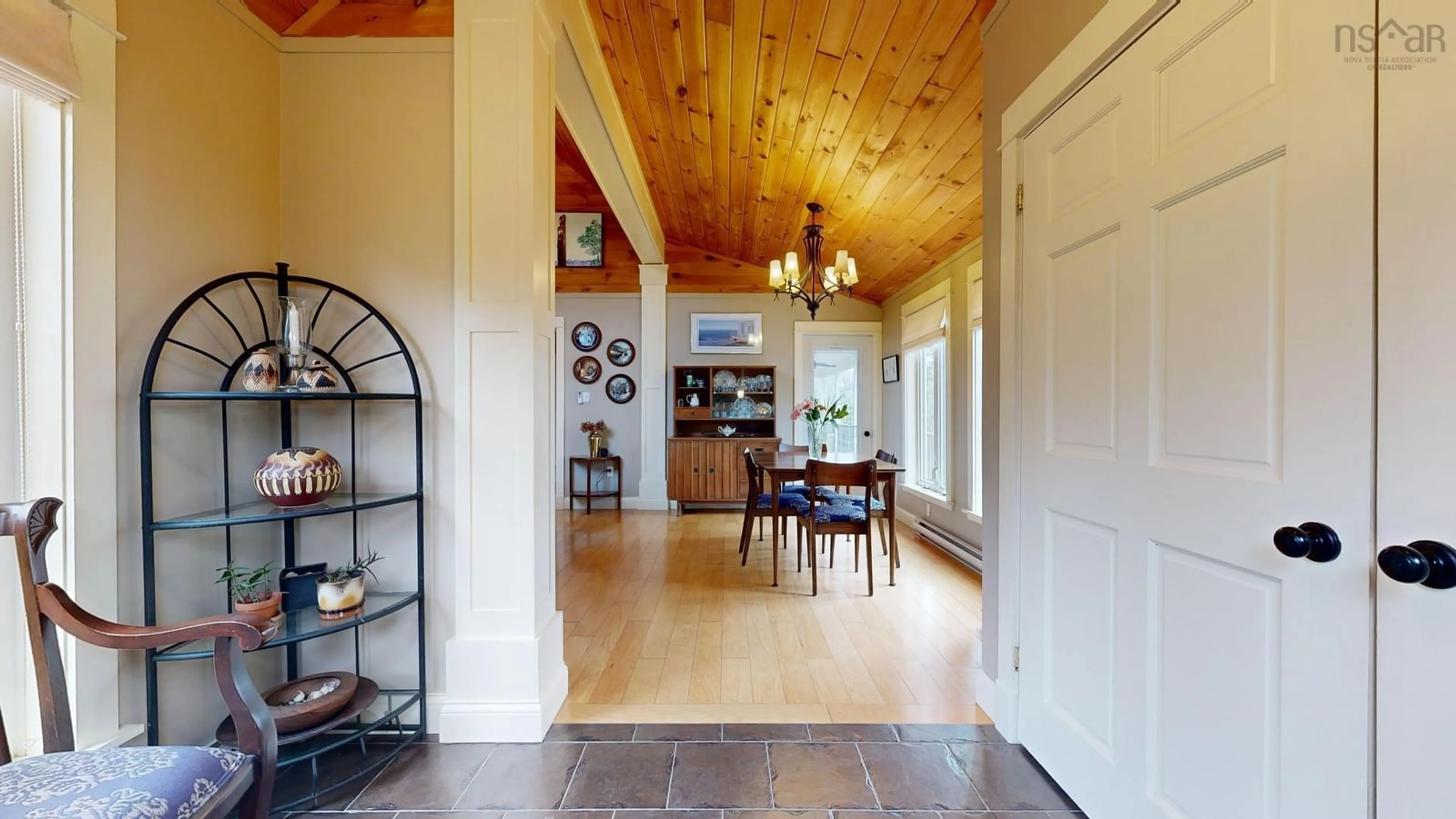 Indoor foyer, wood floors for 154 Murphy Lake Rd, Murphy Lake Nova Scotia B4N 3V8