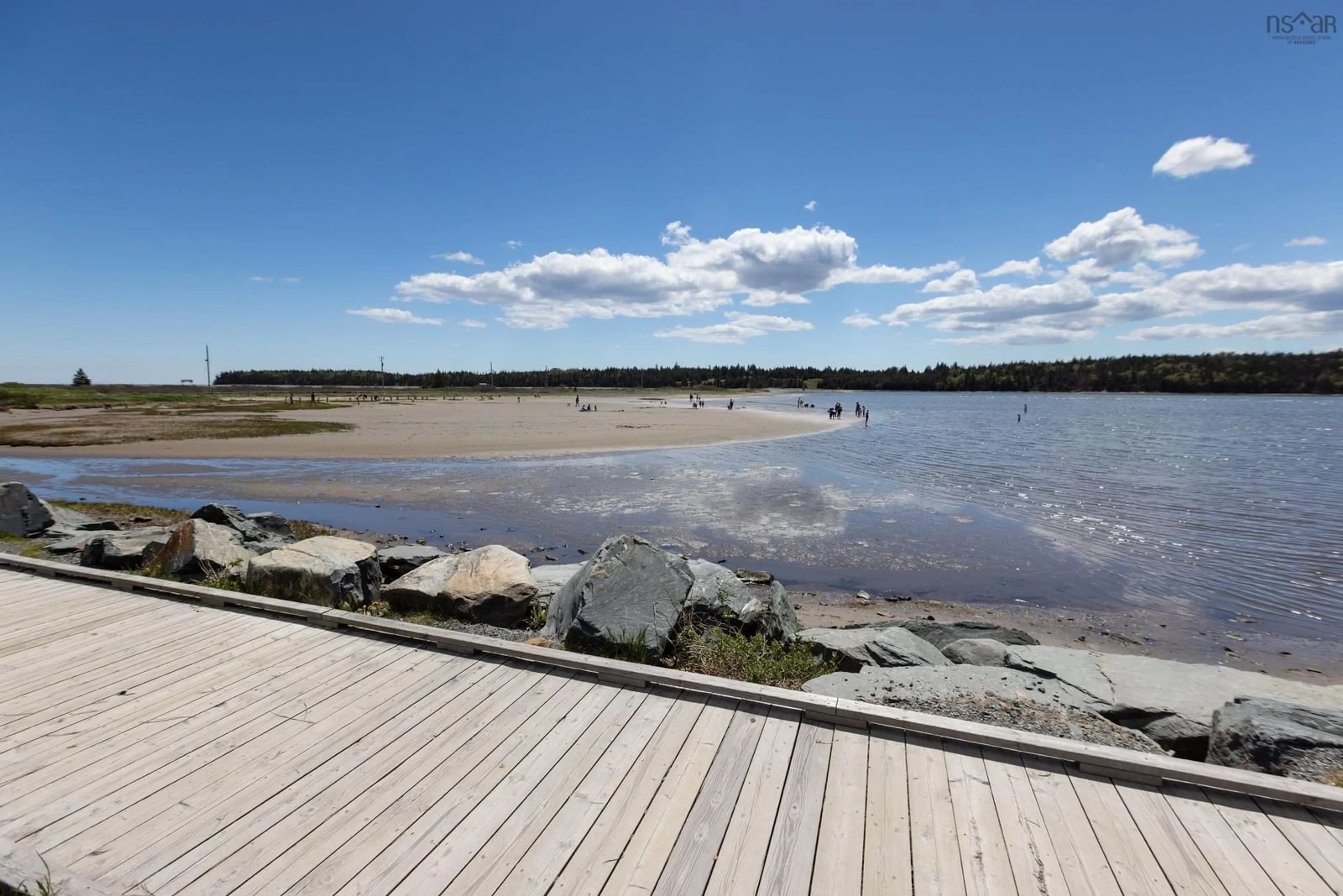 Patio, the view of lake or river for 2210 Shore Rd, Eastern Passage Nova Scotia B3G 1H6