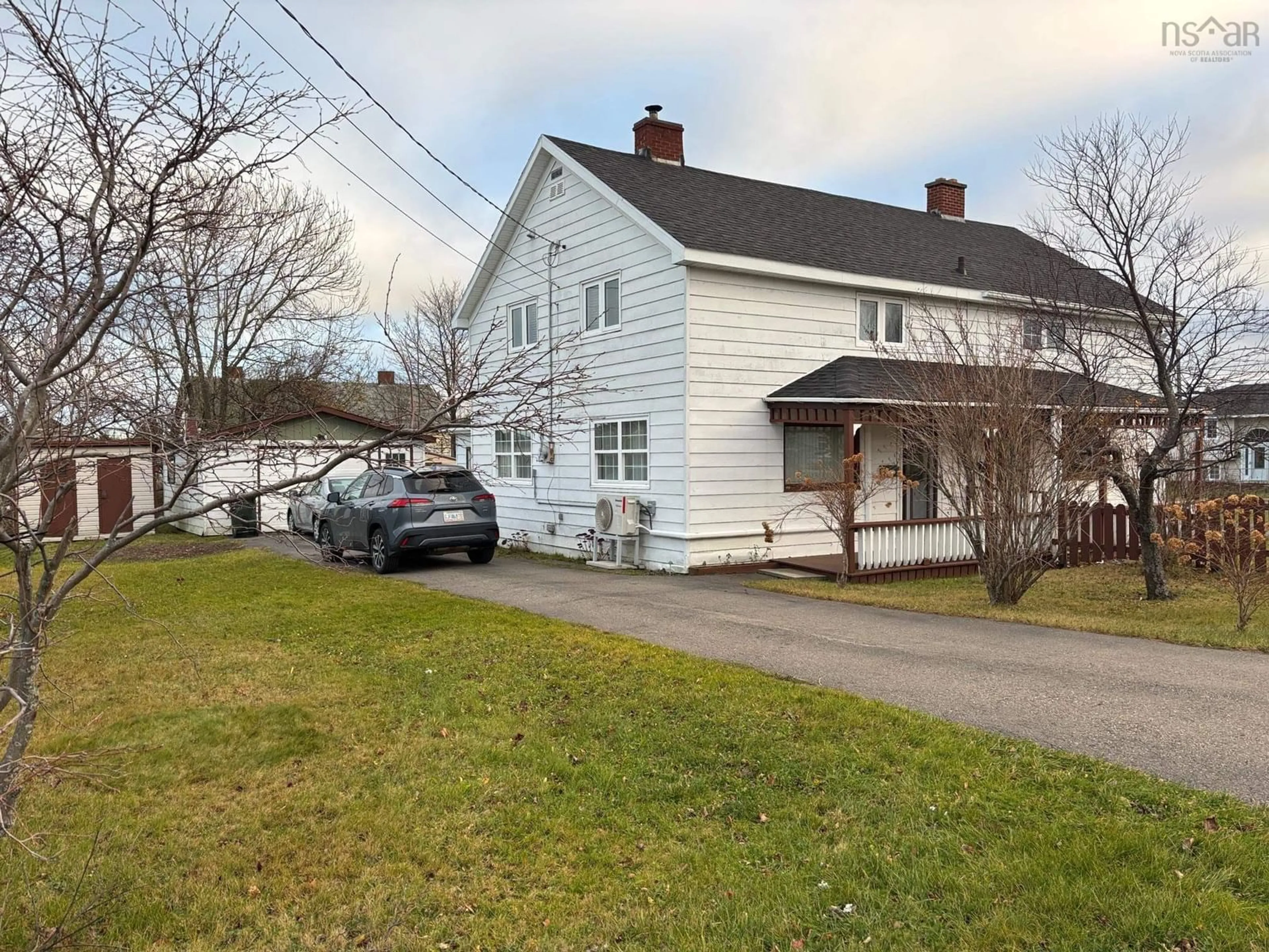 Frontside or backside of a home, the street view for 494 Ninth St, New Waterford Nova Scotia B1H 3V3