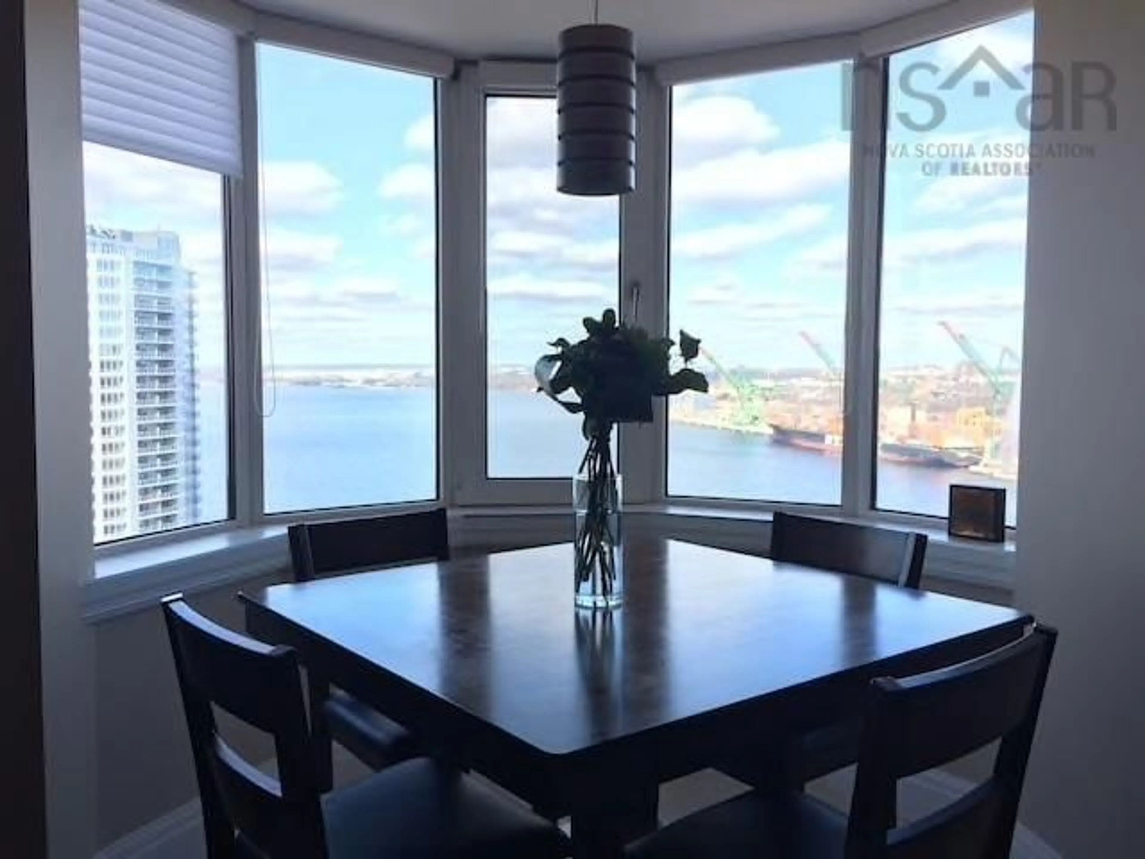 Dining room, the view of lake or river for 45 Vimy Ave #1216, Halifax Nova Scotia B3M 4C5