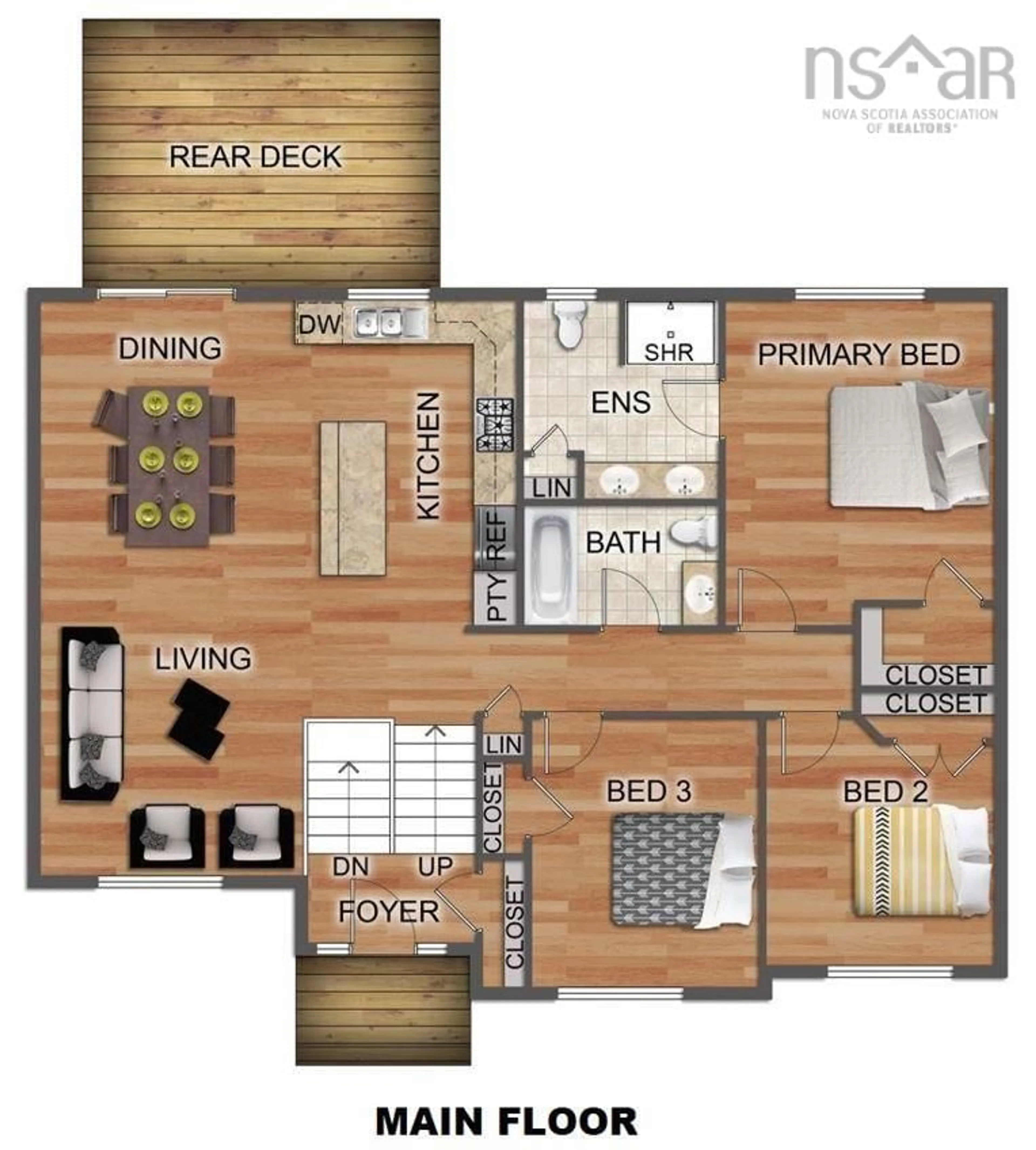 Floor plan for Lot 305 Hideaway Trail, Brookside Nova Scotia B3T 0M2