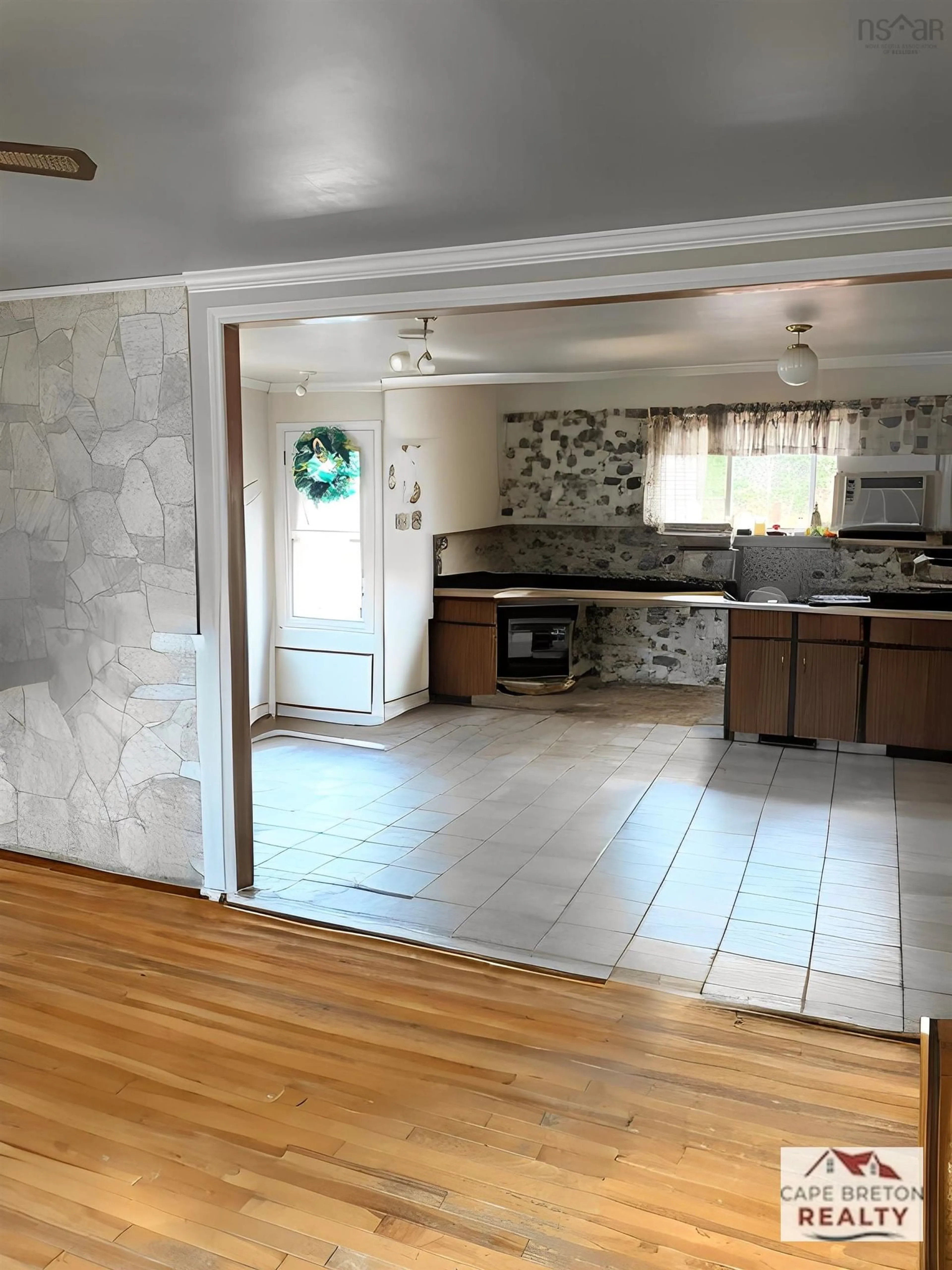 Open concept kitchen for 61 Broad Cove Banks Road Rd, Inverness Nova Scotia B0E 1N0