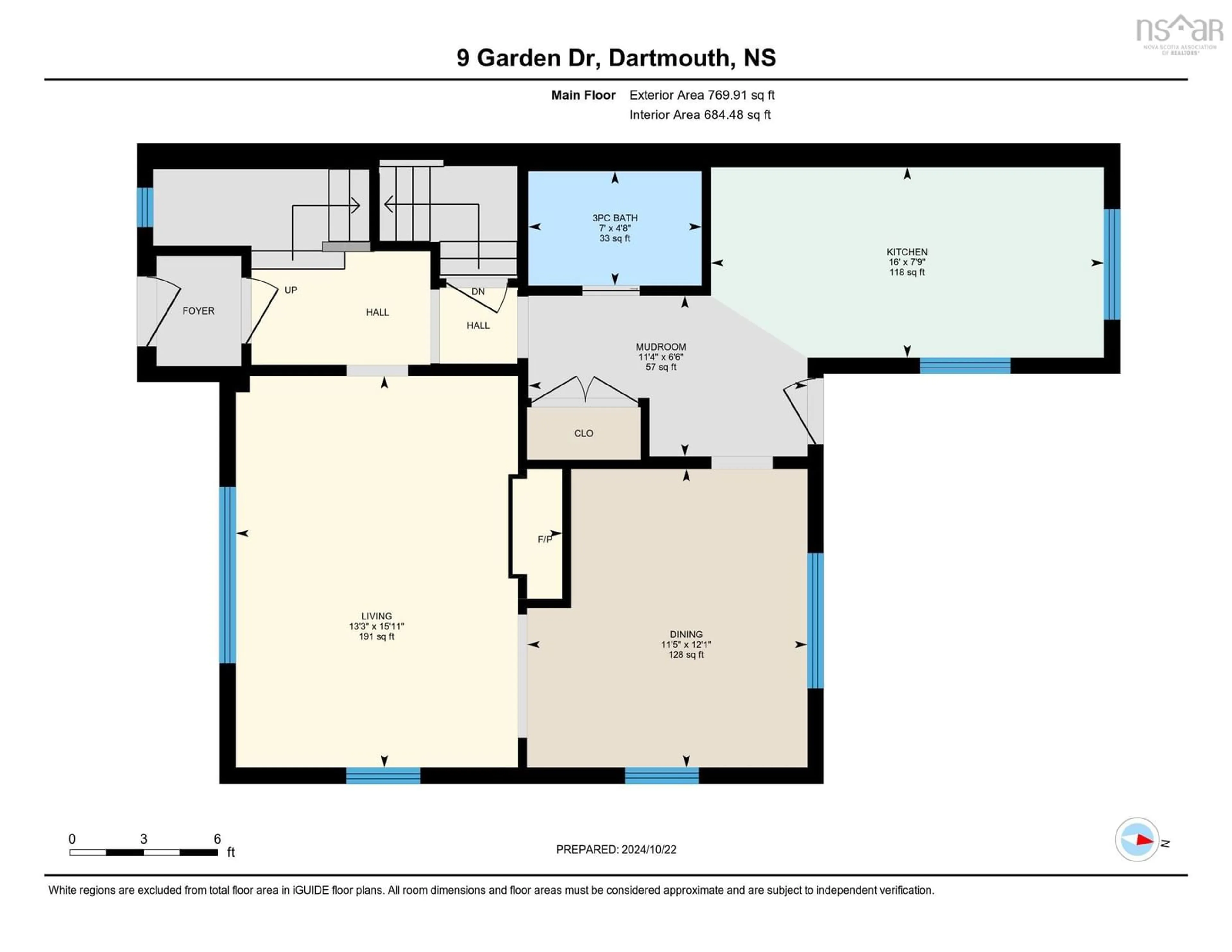 Floor plan for 9 Garden Dr, Dartmouth Nova Scotia B3A 2Y8