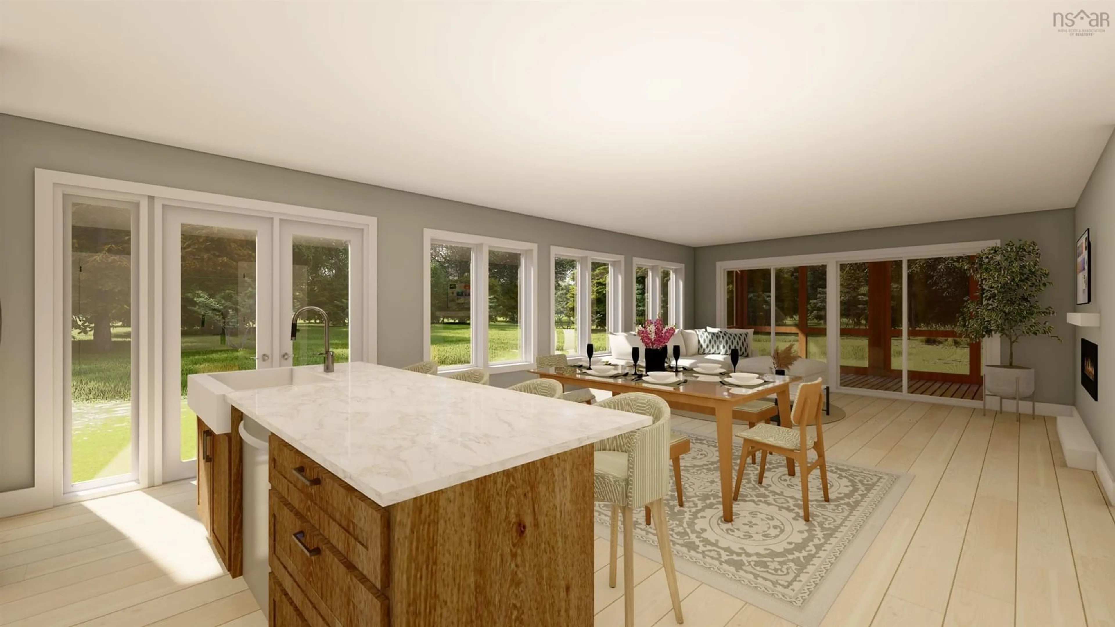 Open concept kitchen for Lot Michaela St #3, Pictou Nova Scotia B0K 1H0