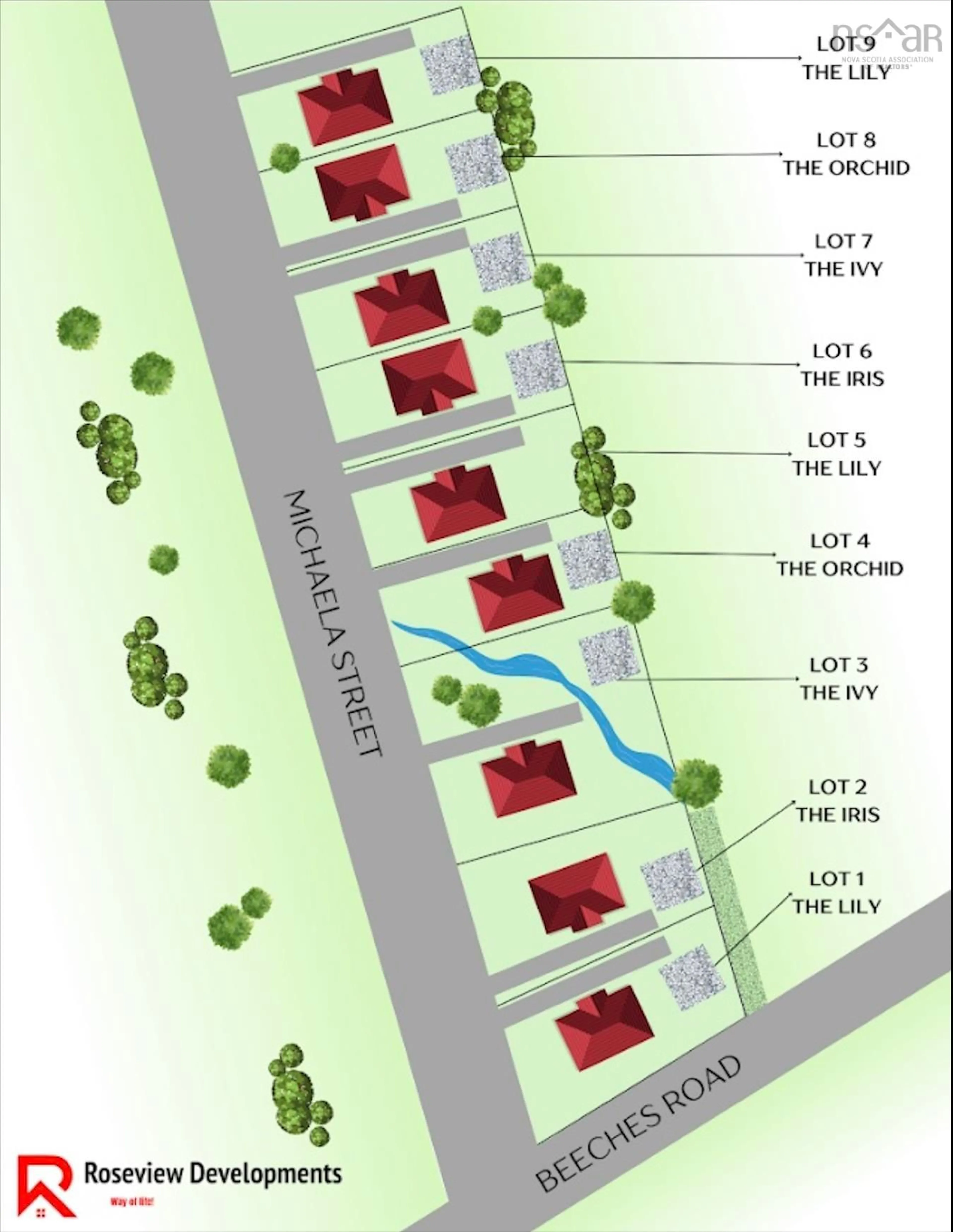 Floor plan for Lot Michaela St #4, Pictou Nova Scotia B0K 1H0