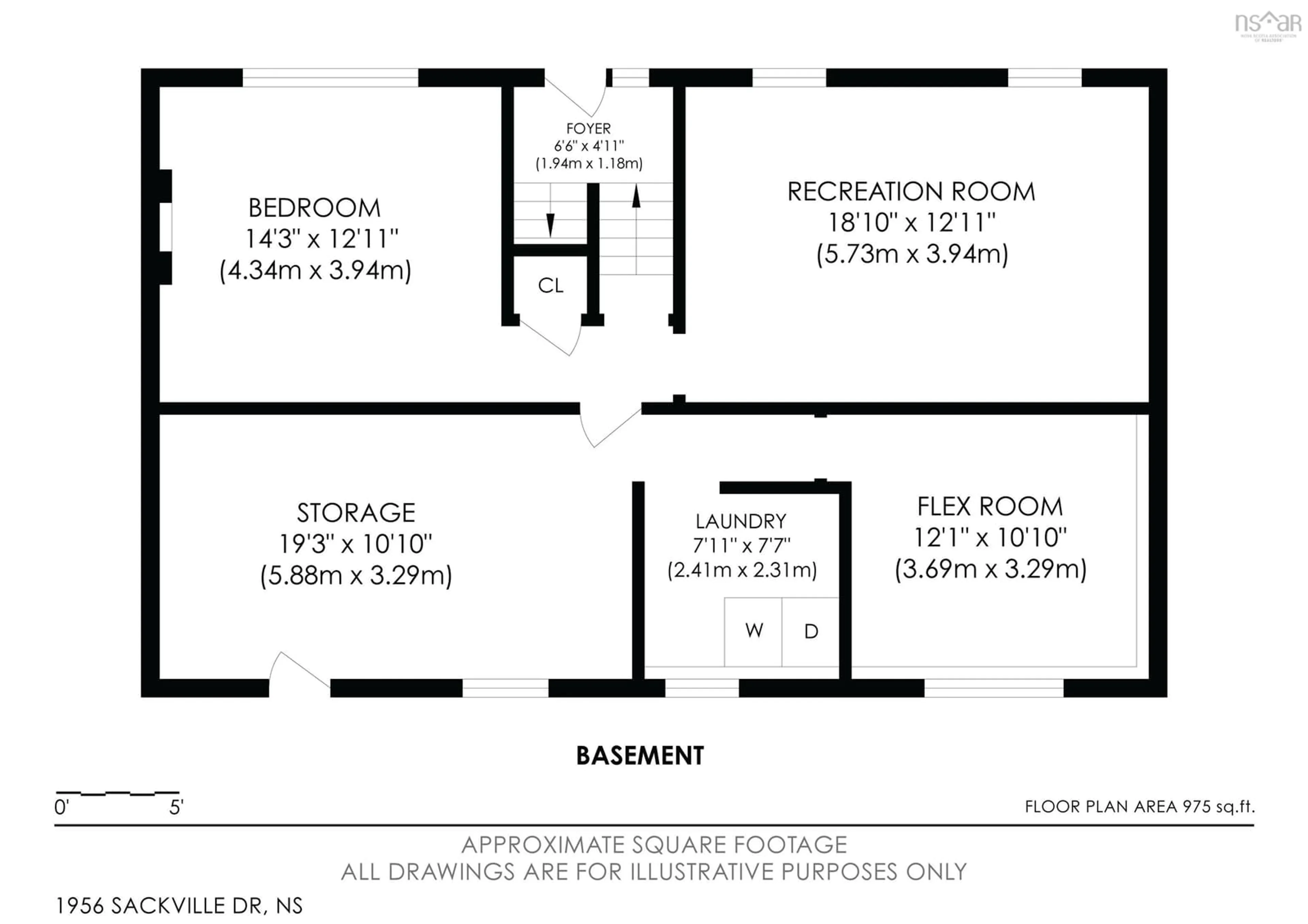 Floor plan for 1956 Sackville Dr, Middle Sackville Nova Scotia B4E 3B5