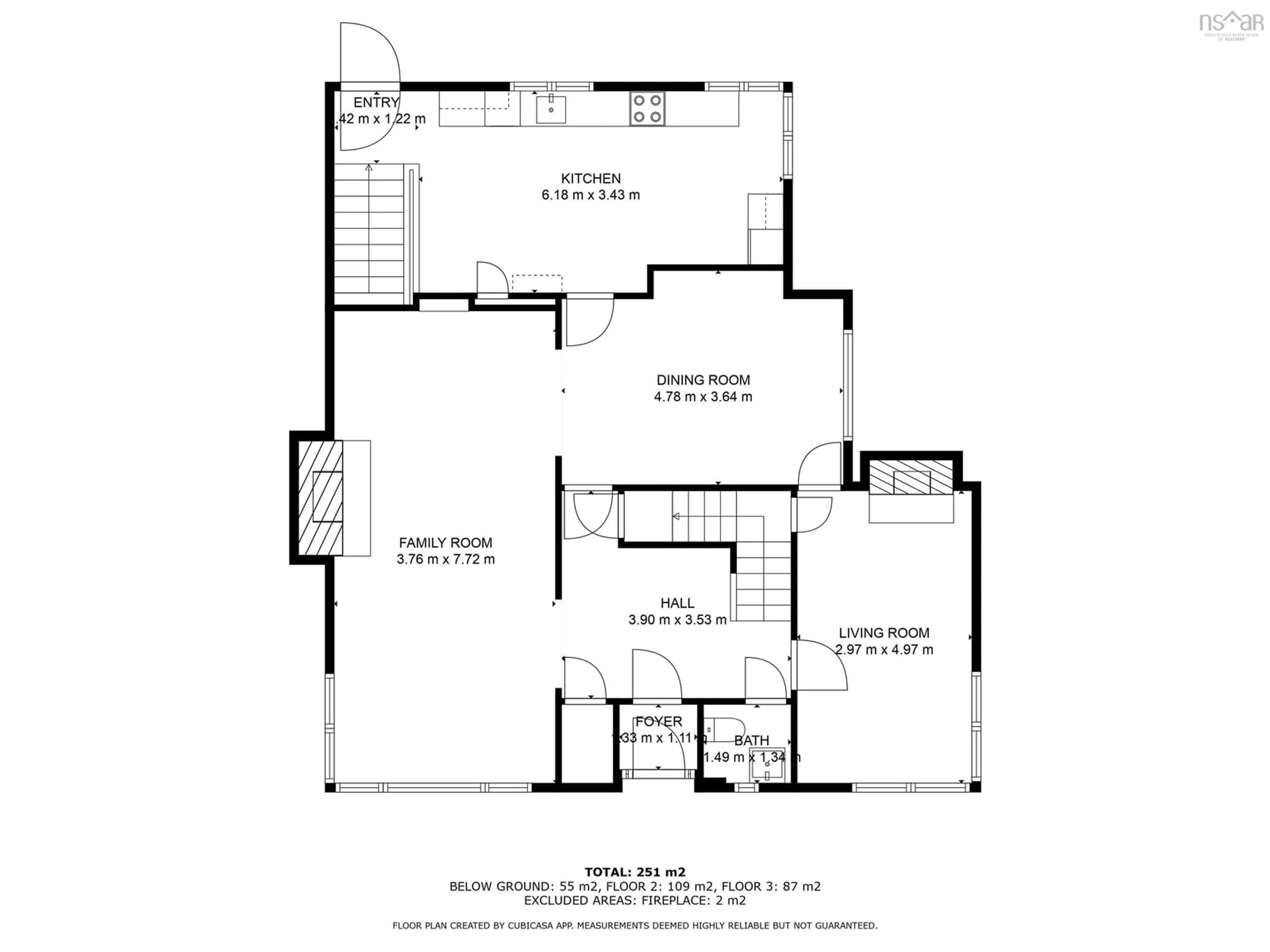 Floor plan for 356 Lorne St, New Glasgow Nova Scotia B2H 4K8