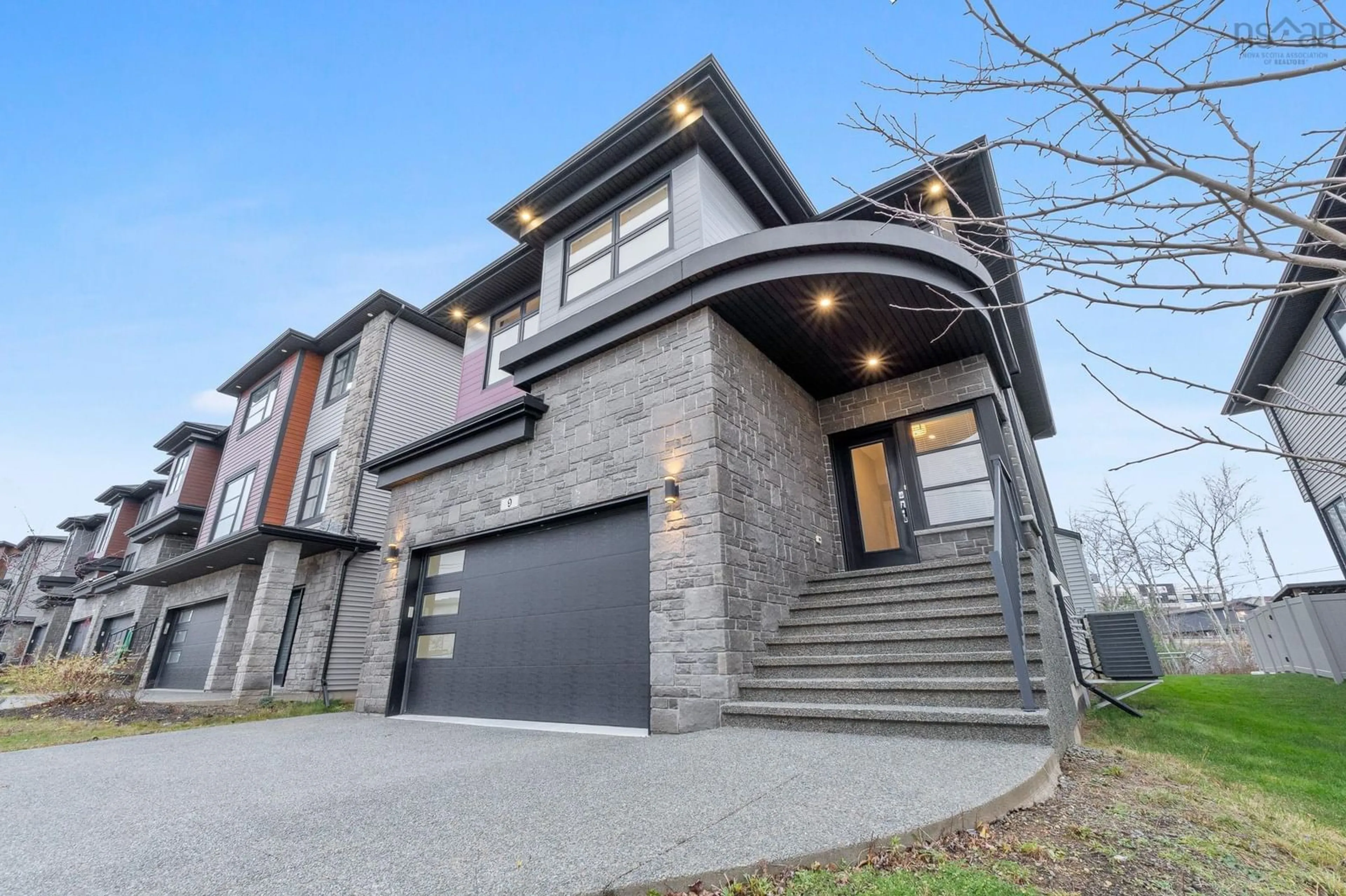 Frontside or backside of a home, the street view for 9 Samaa Court, West Bedford Nova Scotia B4B 0Y5