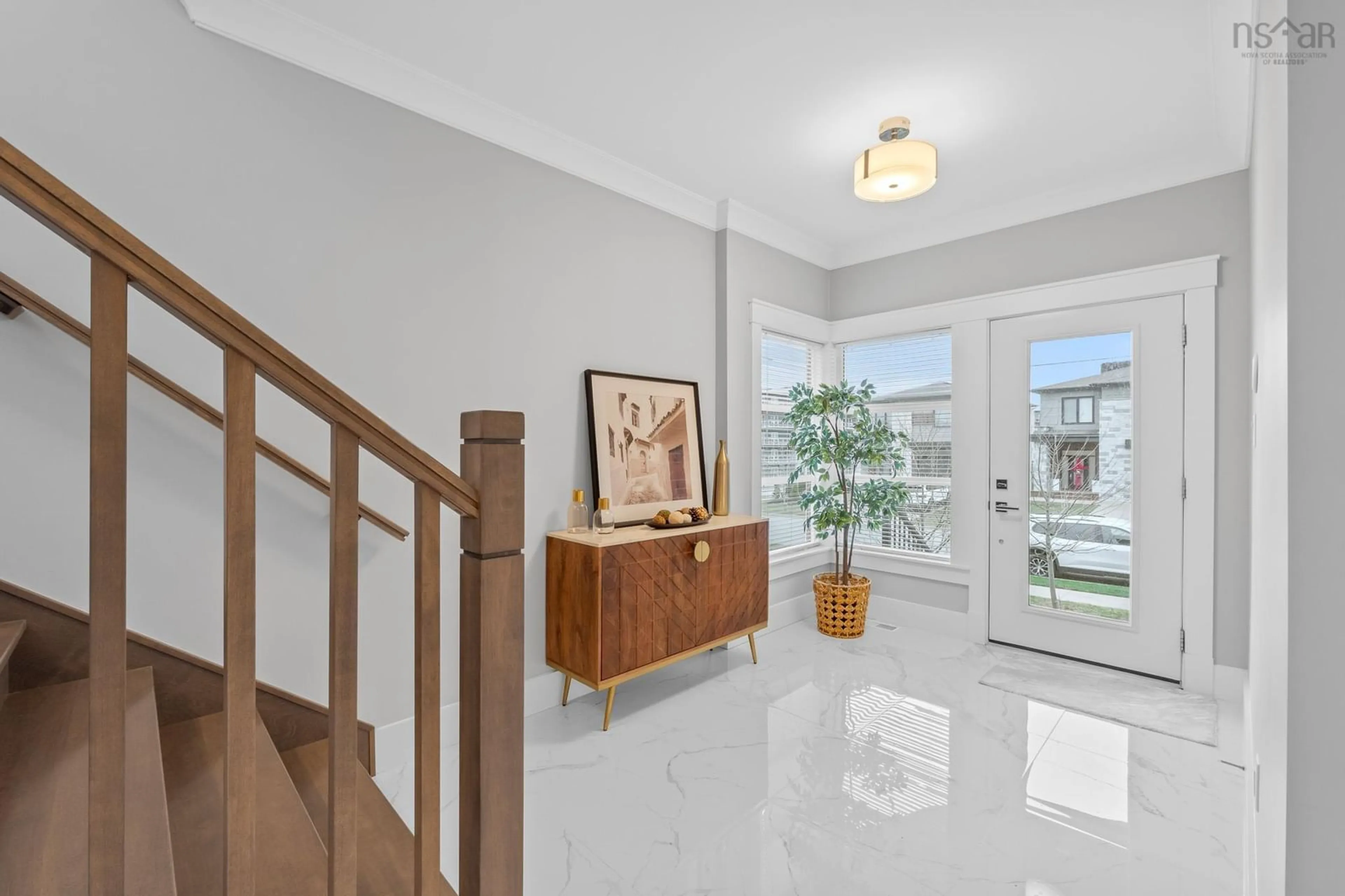 Indoor foyer, wood floors for 9 Samaa Court, West Bedford Nova Scotia B4B 0Y5