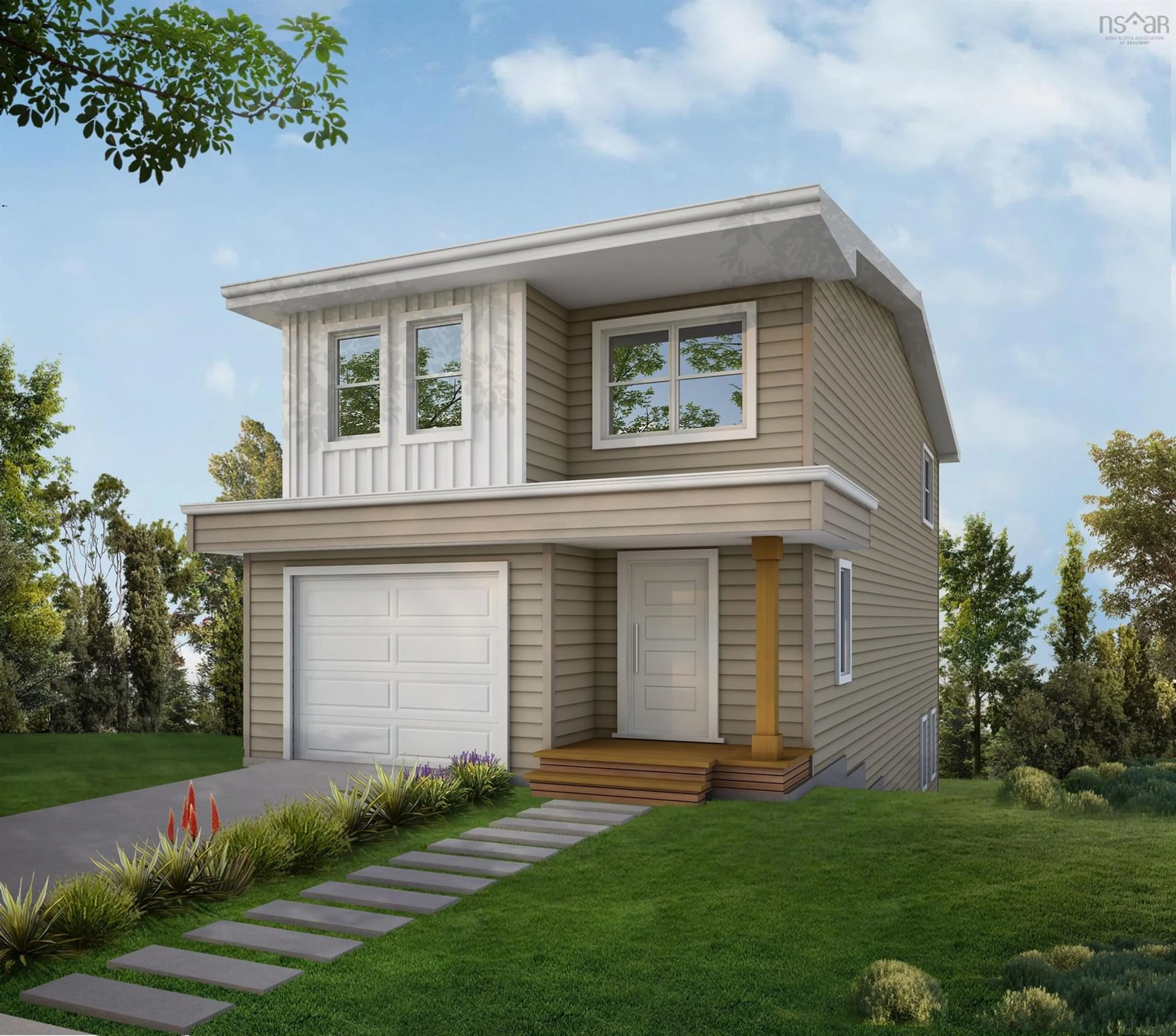 Home with vinyl exterior material for Langille Estates Dr #Lot 17, Simms Settlement Nova Scotia B0J 1T0