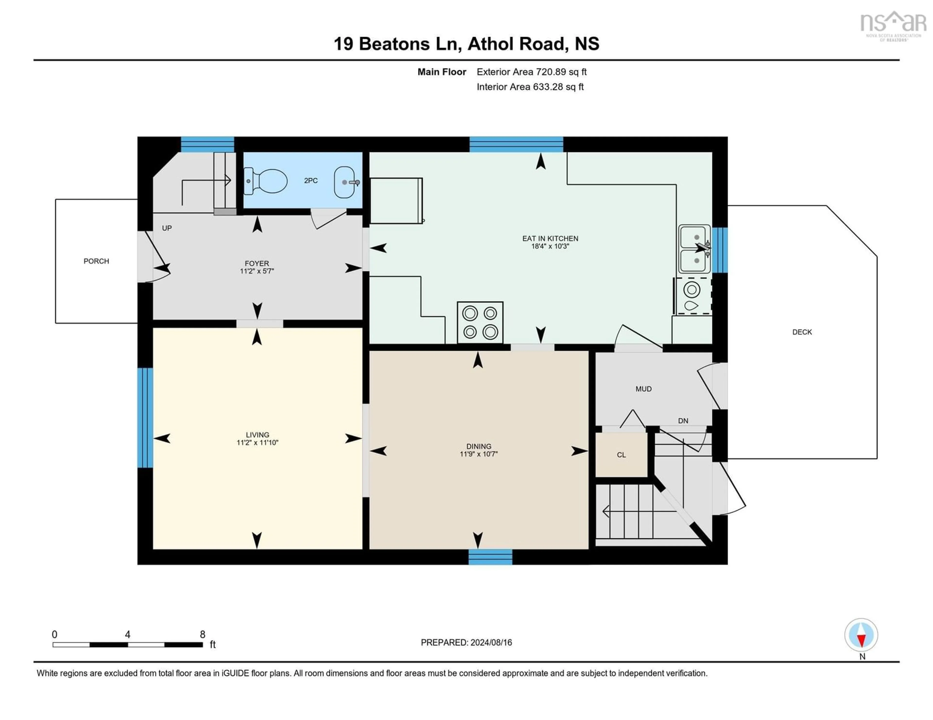 Floor plan for 19 Beatons Lane, Springhill Nova Scotia B0M 1X0