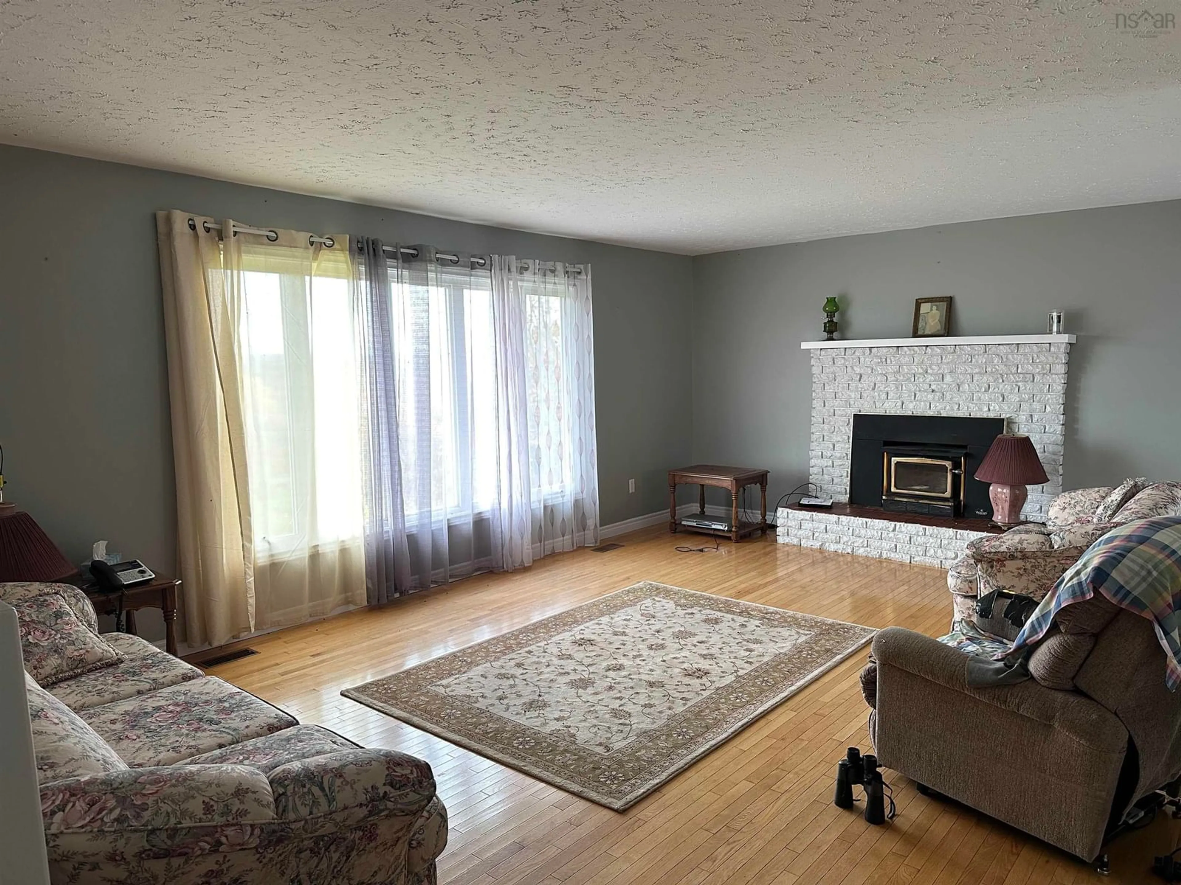 Living room, wood floors for 1182 Elgin Rd, Elgin Nova Scotia B0K 1C0