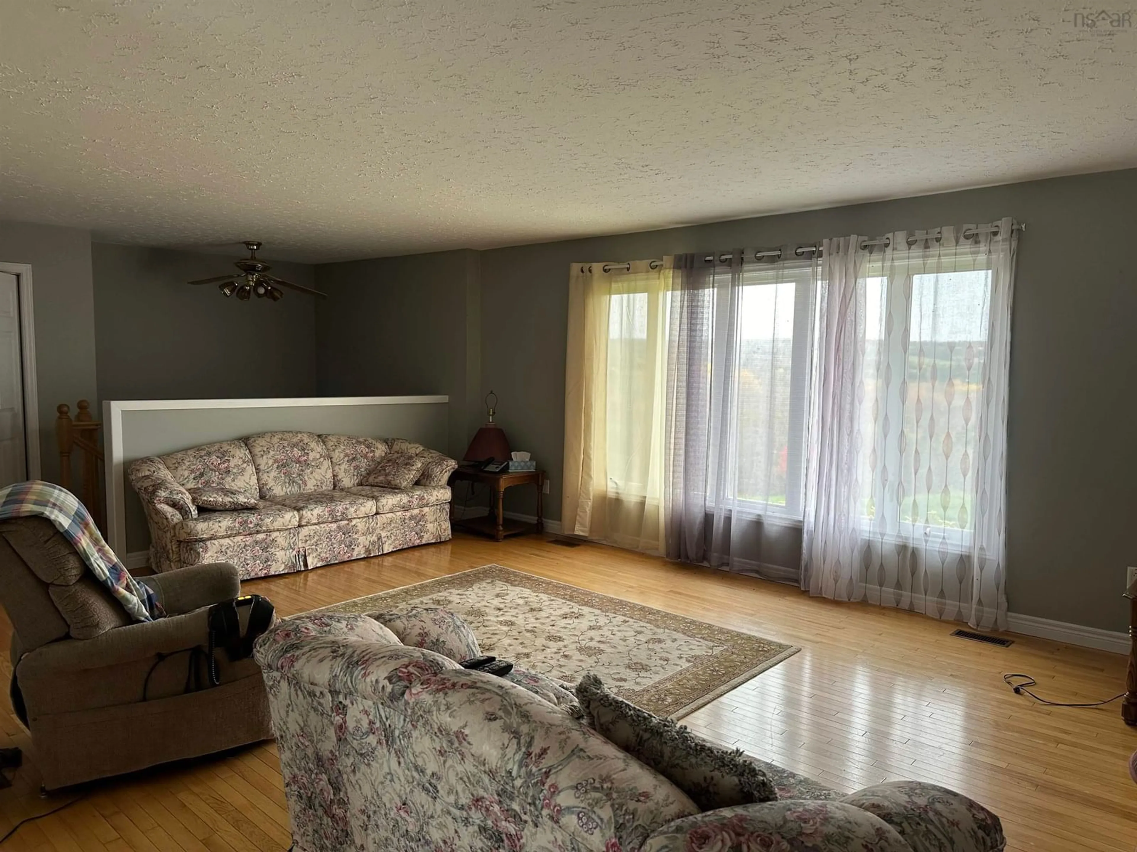 Living room, wood floors for 1182 Elgin Rd, Elgin Nova Scotia B0K 1C0