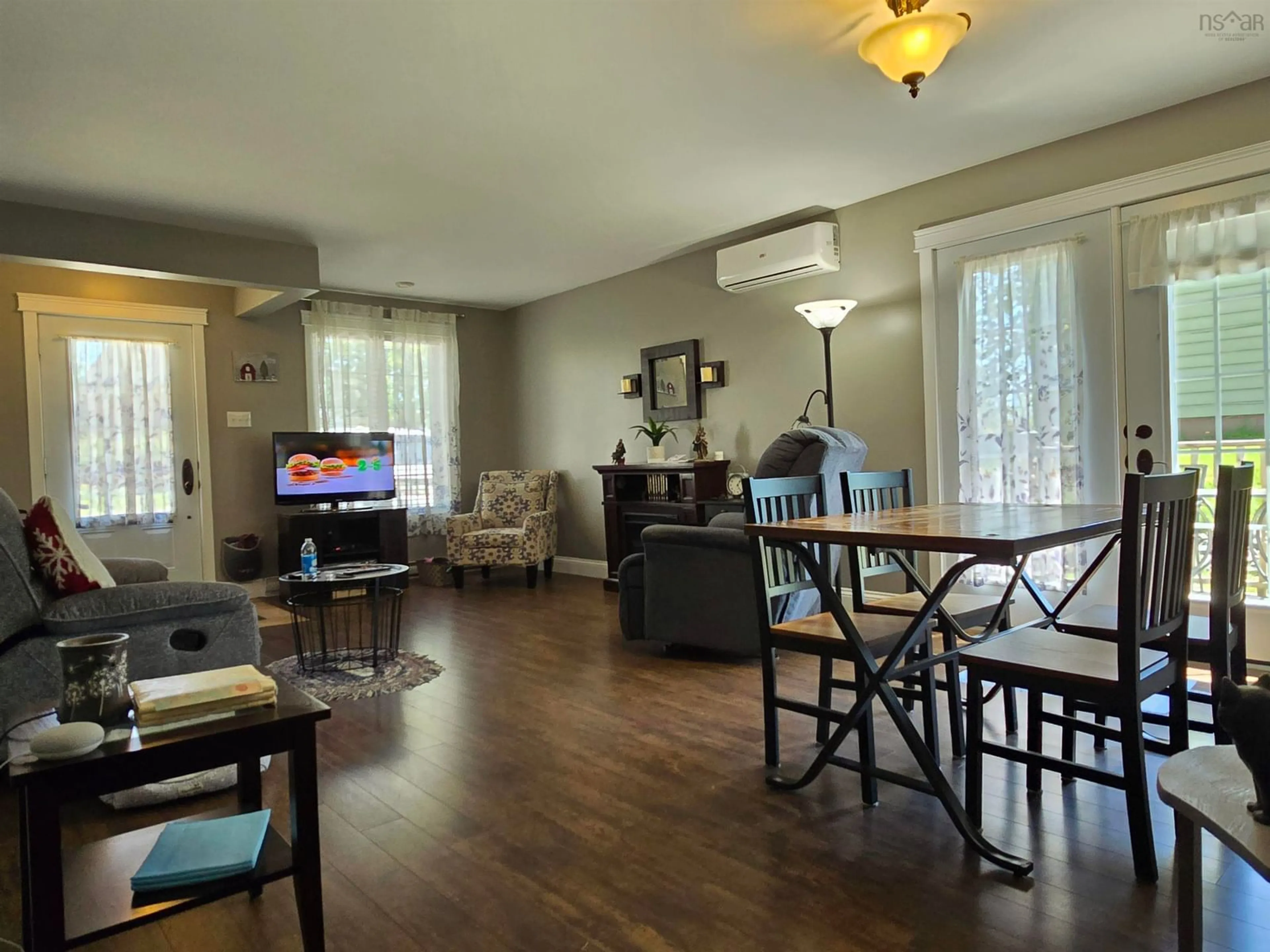 Living room, wood floors for 1958 Campbells Rd, Westville Nova Scotia B0K 2A0